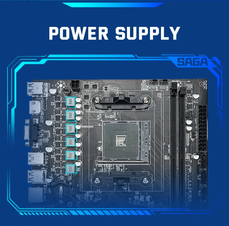 AM4 Micro-ATX Motherboard – Ryzen 3000/4000/5000 Support + M.2 NVMe