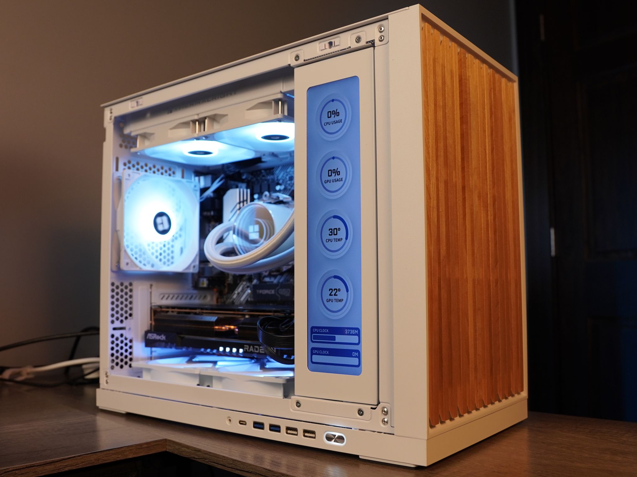 🤍ARCTIC OAK🤎 1440p GAMING BEAST 🧡 RX 7700XT 🧡 Ryzen 7 5700x | 1TB NVME | 16GB | WIFI | WIN 11