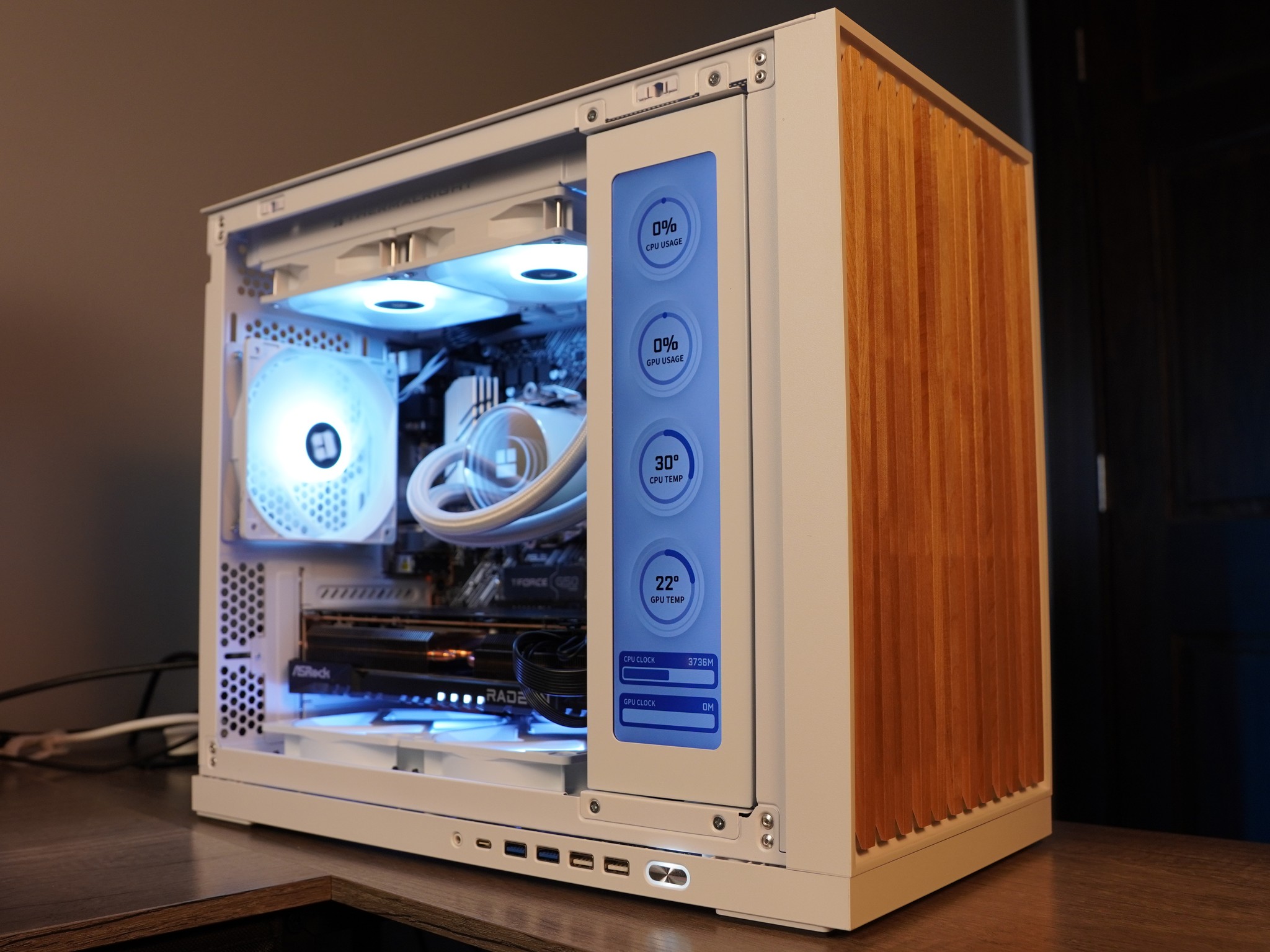 🤍ARCTIC OAK🤎 1440p GAMING BEAST 🧡 RX 7700XT 🧡 Ryzen 7 5700x | 1TB NVME | 16GB | WIFI | WIN 11