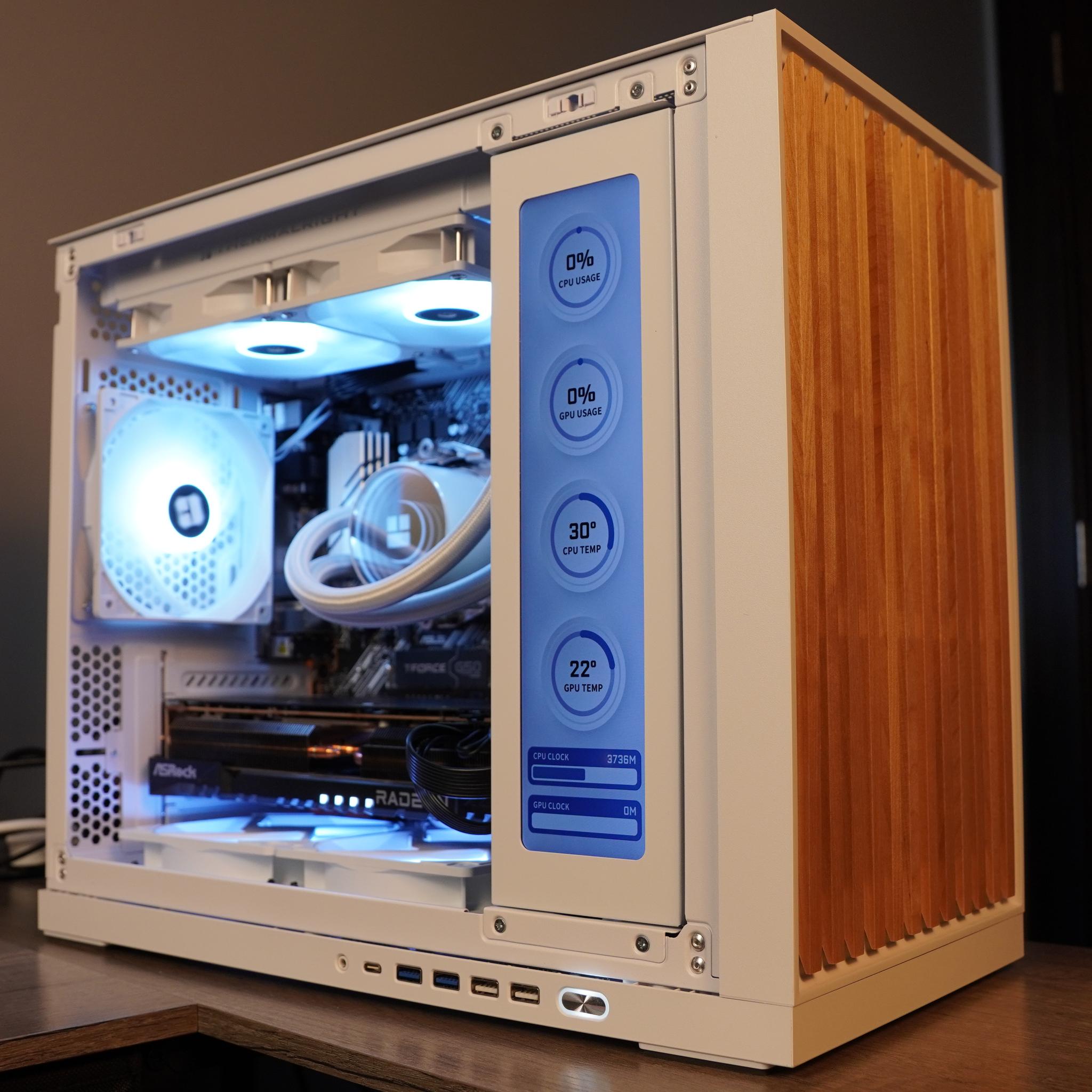 🤍ARCTIC OAK🤎 1440p GAMING BEAST 🧡 RX 7700XT 🧡 Ryzen 7 5700x | 1TB NVME | 16GB | WIFI | WIN 11