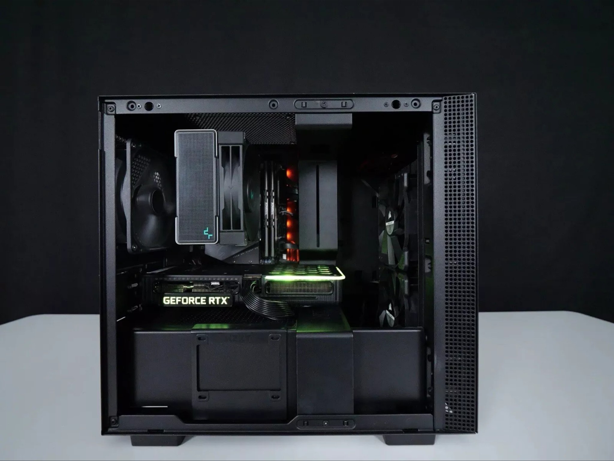 Clean Black 1080-1440p Gaming/Streaming PC!