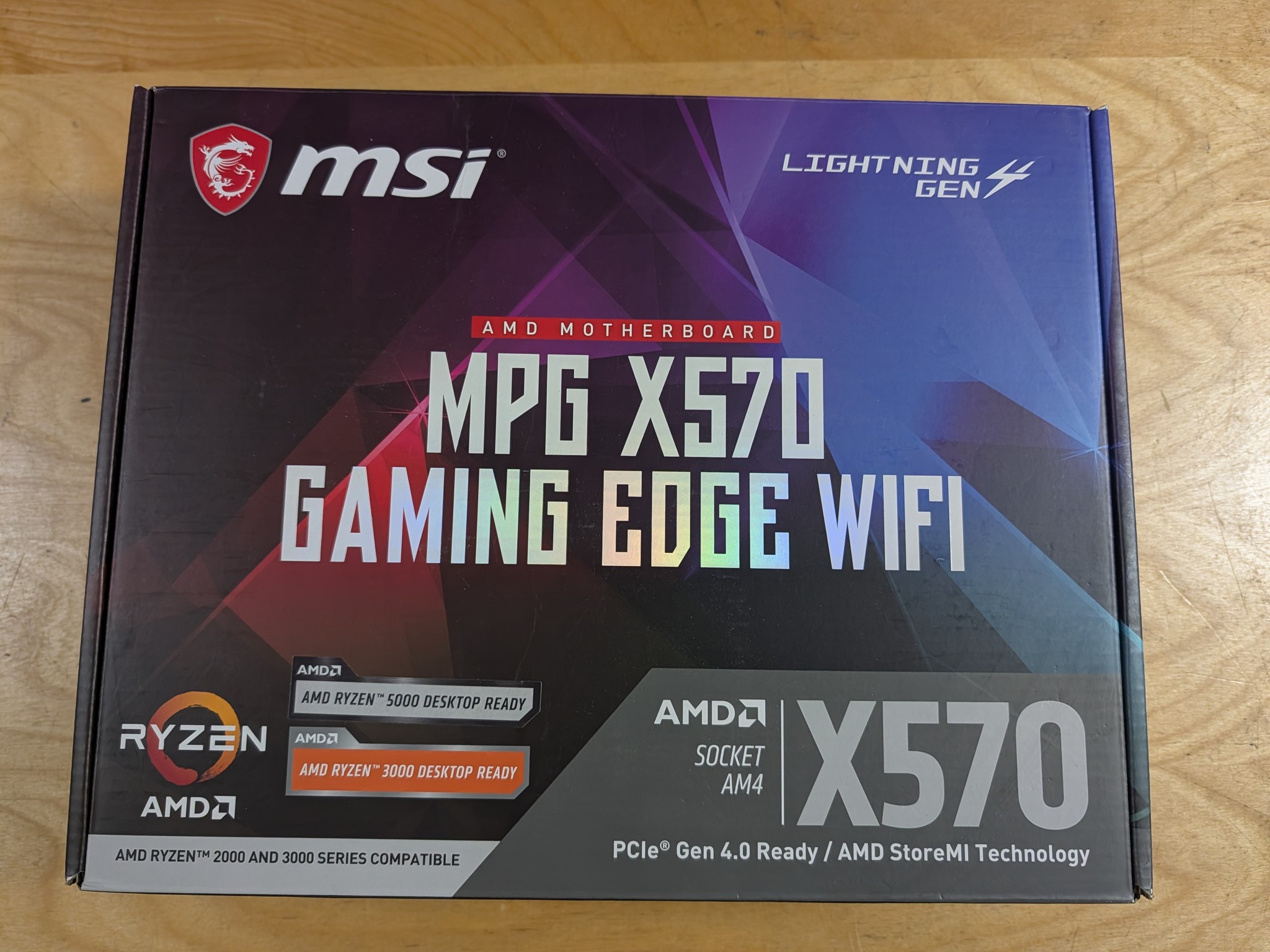 Ryzen 7 5800x + MSI X570 + 32GB DDR4