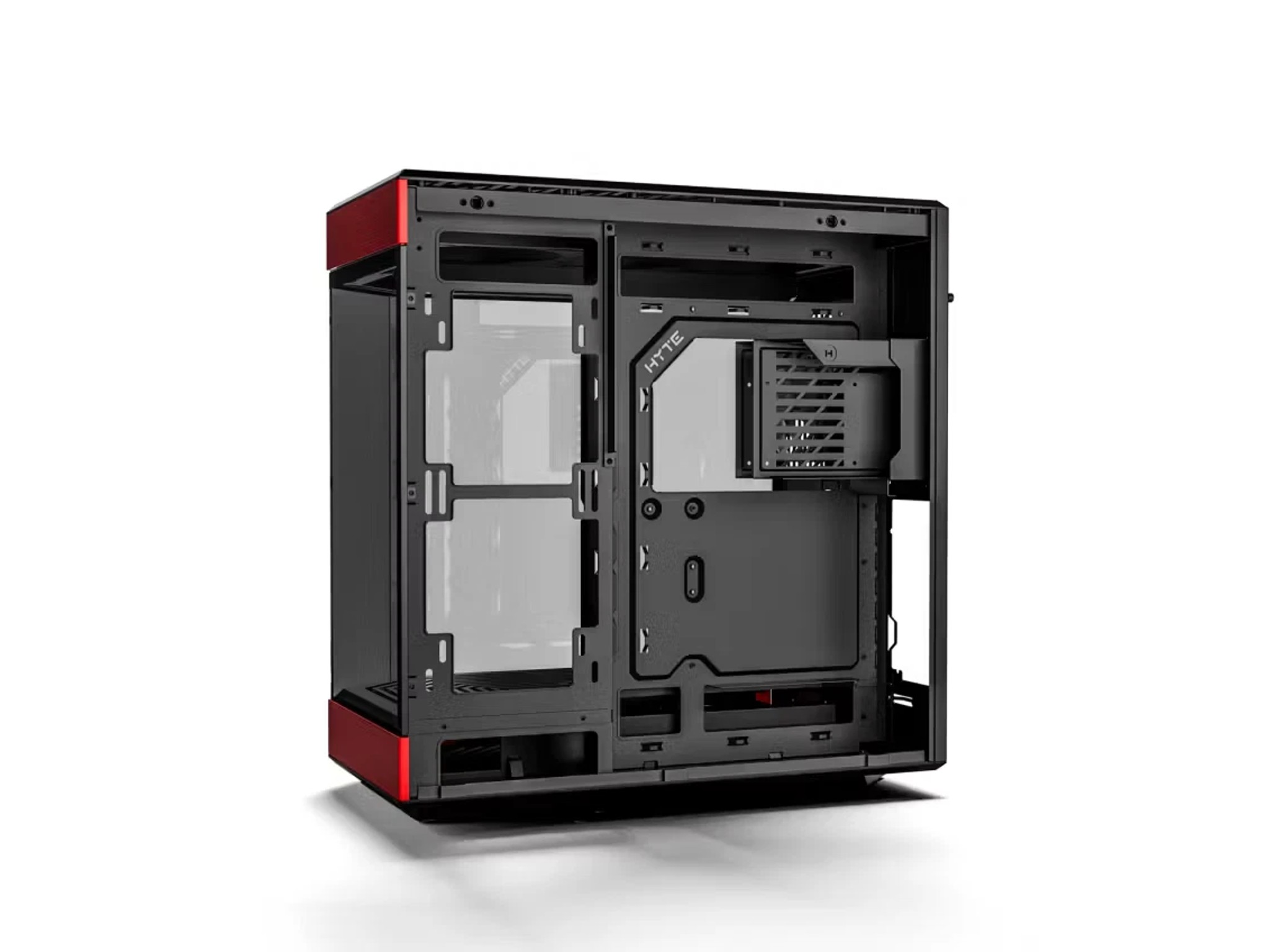 HYTE Y60 w/ 12.6″ LCD ATX Mid-Tower Case Dual-Chamber Panoramic Glass Y70 Touch