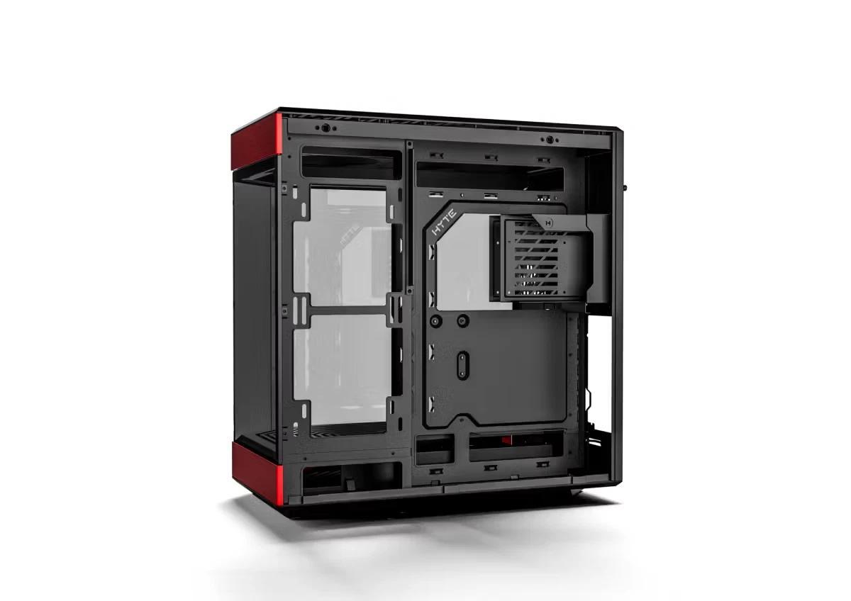 HYTE Y60 w/ 12.6″ LCD ATX Mid-Tower PC Computer Case Dual-Chamber Panoramic Glass