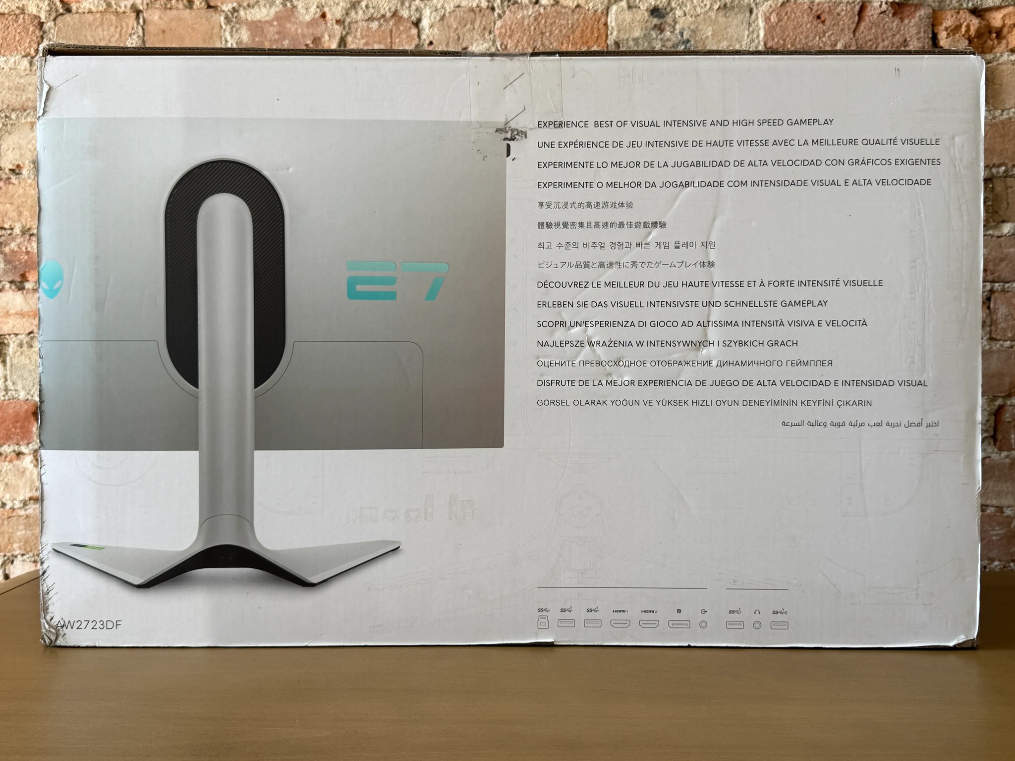 Alienware AW2723DF 27" 1440p 280Hz Gaming Monitor – Lunar Light (Refurbished by Dell)