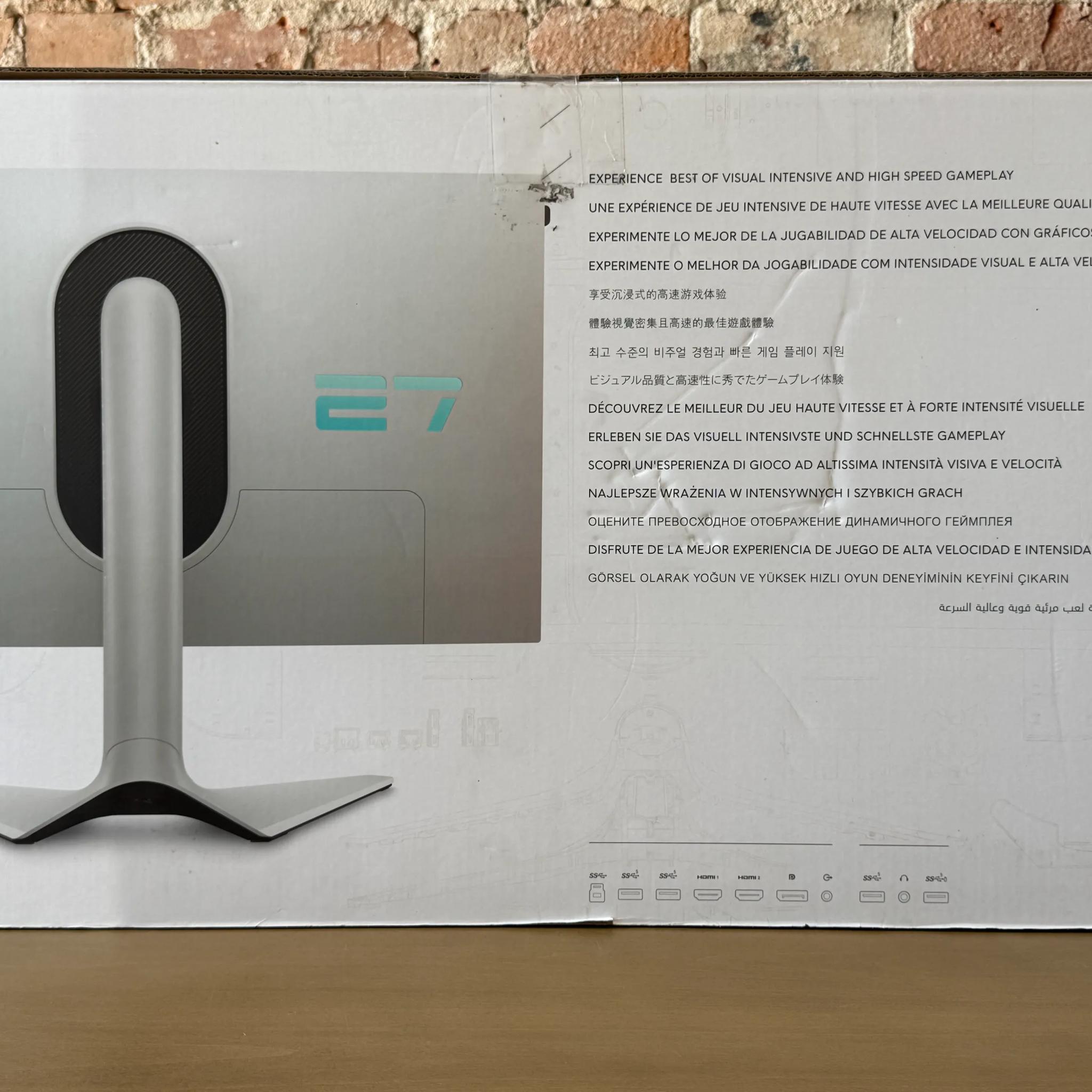Alienware AW2723DF 27" 1440p 280Hz Gaming Monitor – Lunar Light (Refurbished by Dell)