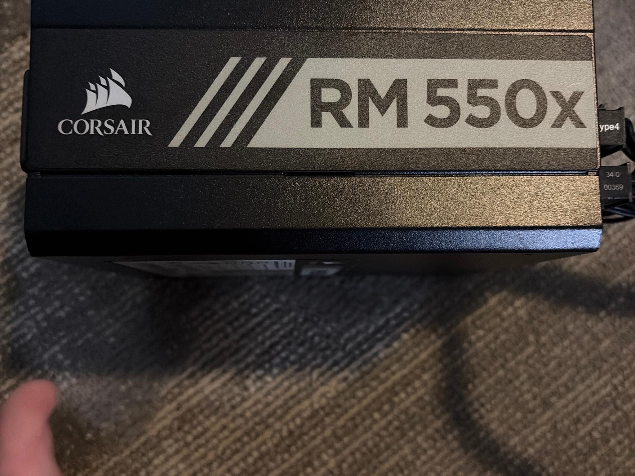 CORSAIR RM550x 80 PLUS Gold Fully Modular ATX Power Supply