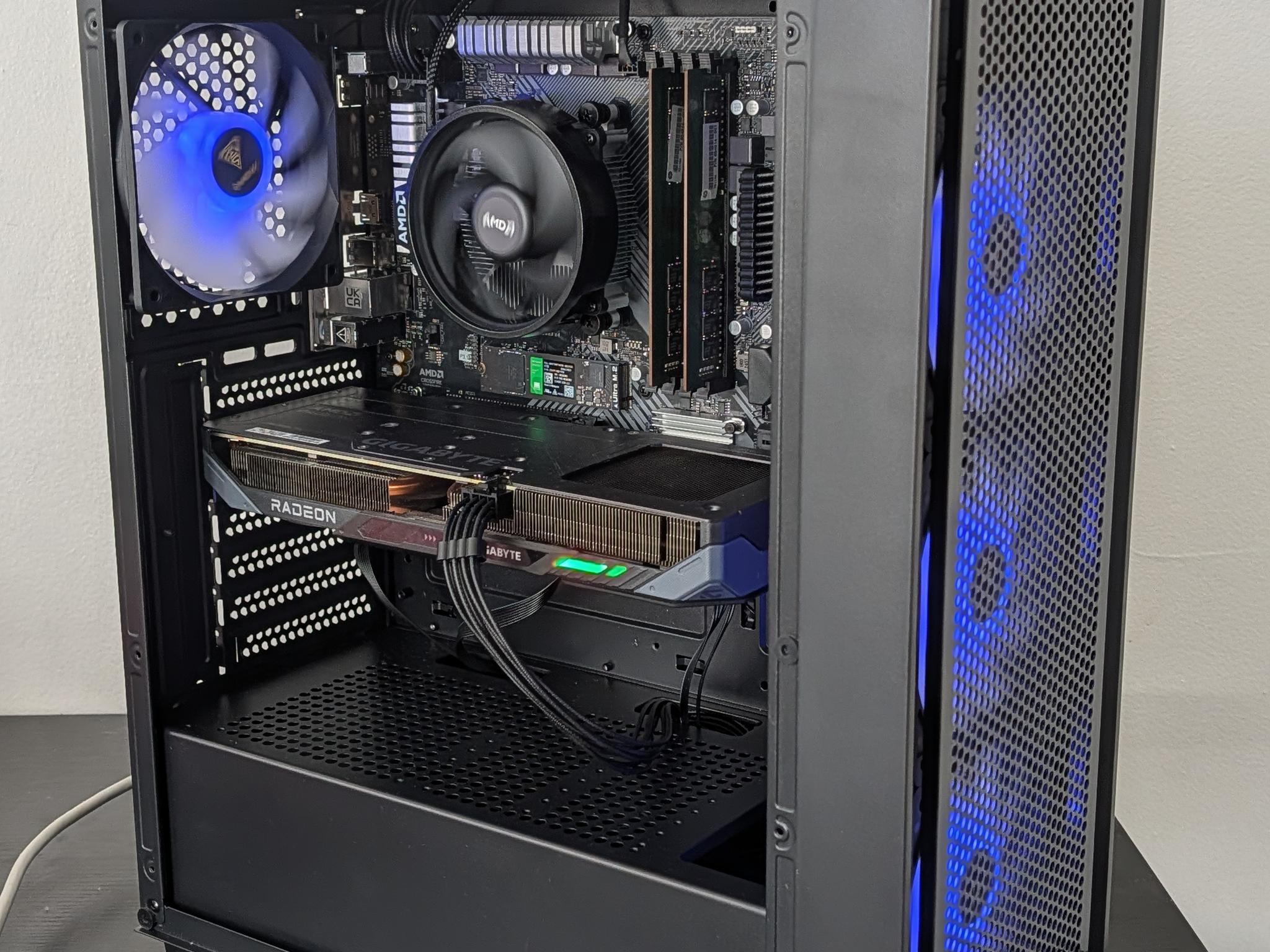 RX 9060 XT 8GB | Ryzen 5 5500 | 32GB DDR4 | 1TB NVME M2 SSD | Wi-Fi Bluetooth | Custom Gaming PC