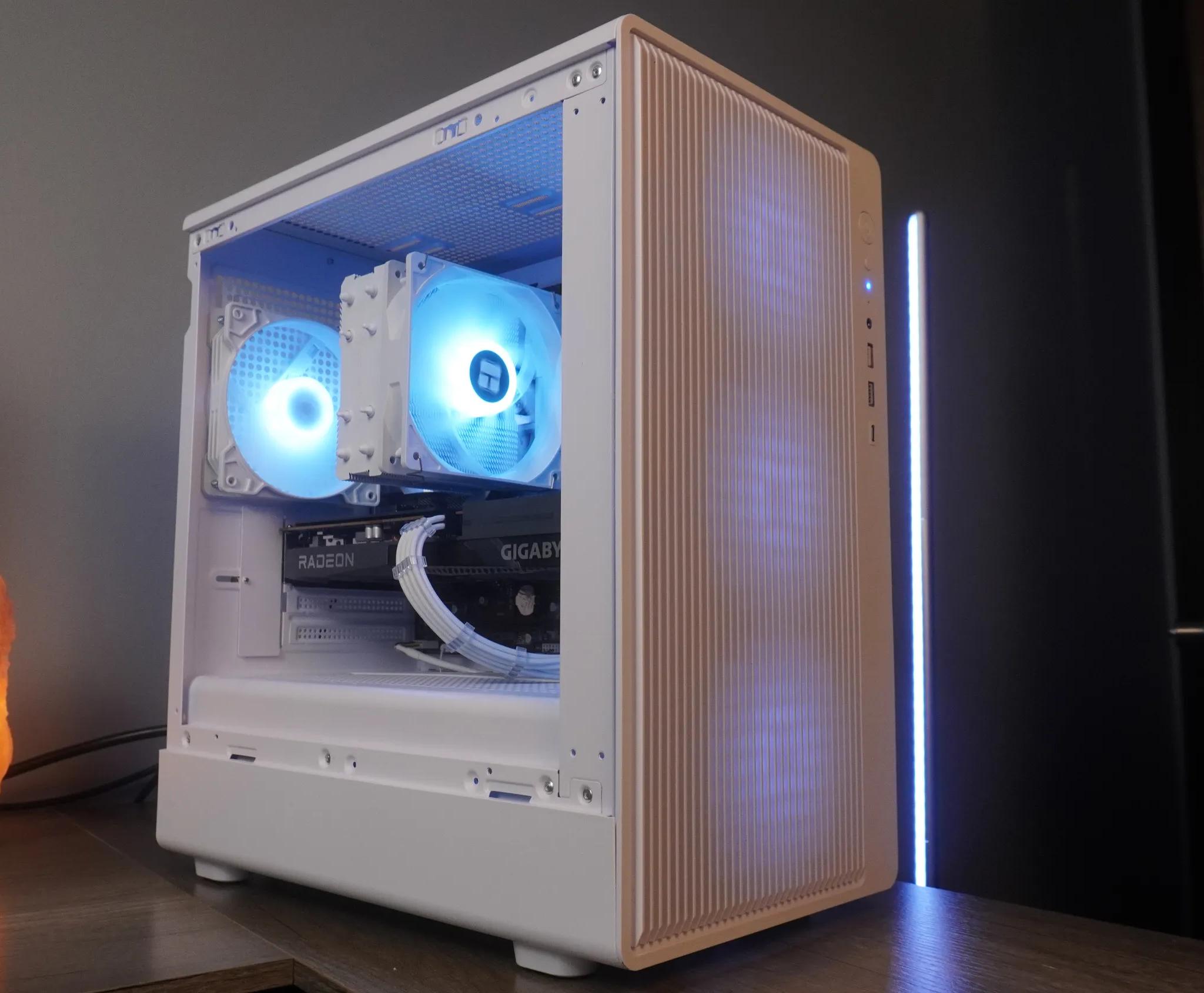 🤍ALL WHITE🤍 Price To Performance 💪 🧡RX 6600 🧡 Ryzen 5 5600 | 32GB | 1TB | WIN ACTI...