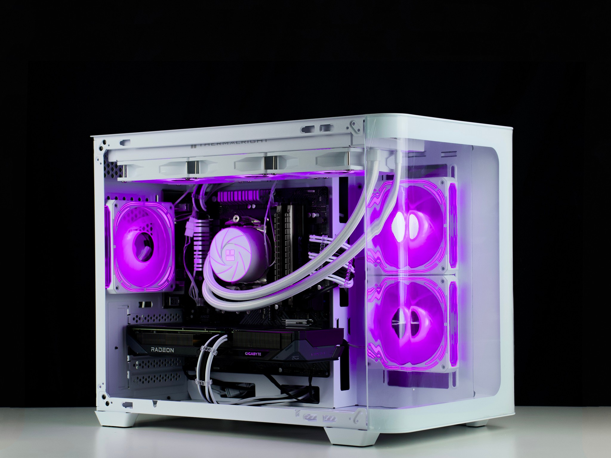 ❄️🧊💎 Whiteout 1440P Gaming PC | RX 9060 XT 16GB, Ryzen 7 5800X, 32GB RAM, 1TB | ❄️🧊💎