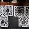 (6) Corsair LL120 RGB WHITE FANS