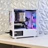 Custom White Gaming PC Build 1060