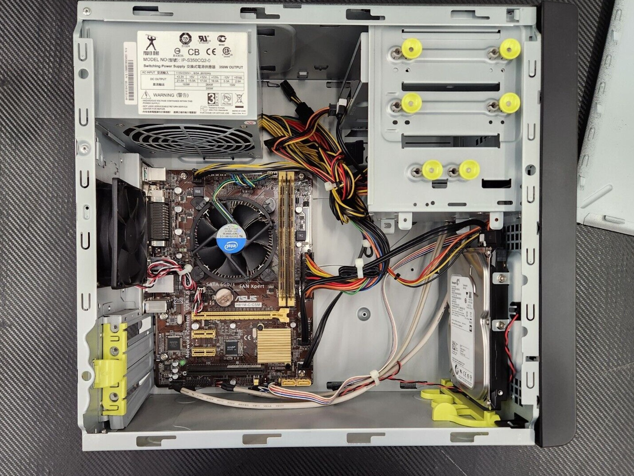 Asus H81M Tower Intel Core i3-4130, 4GB RAM, 500GB HDD, Windows 10 Home (No GPU)