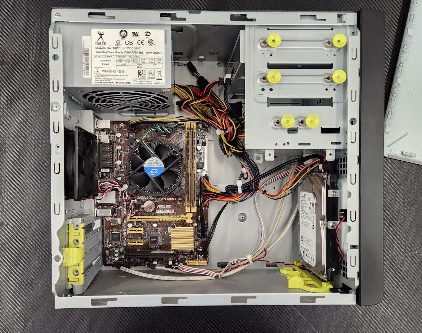Asus H81M Tower Intel Core i3-4130, 4GB RAM, 500GB HDD, Windows 10 Home (No GPU)