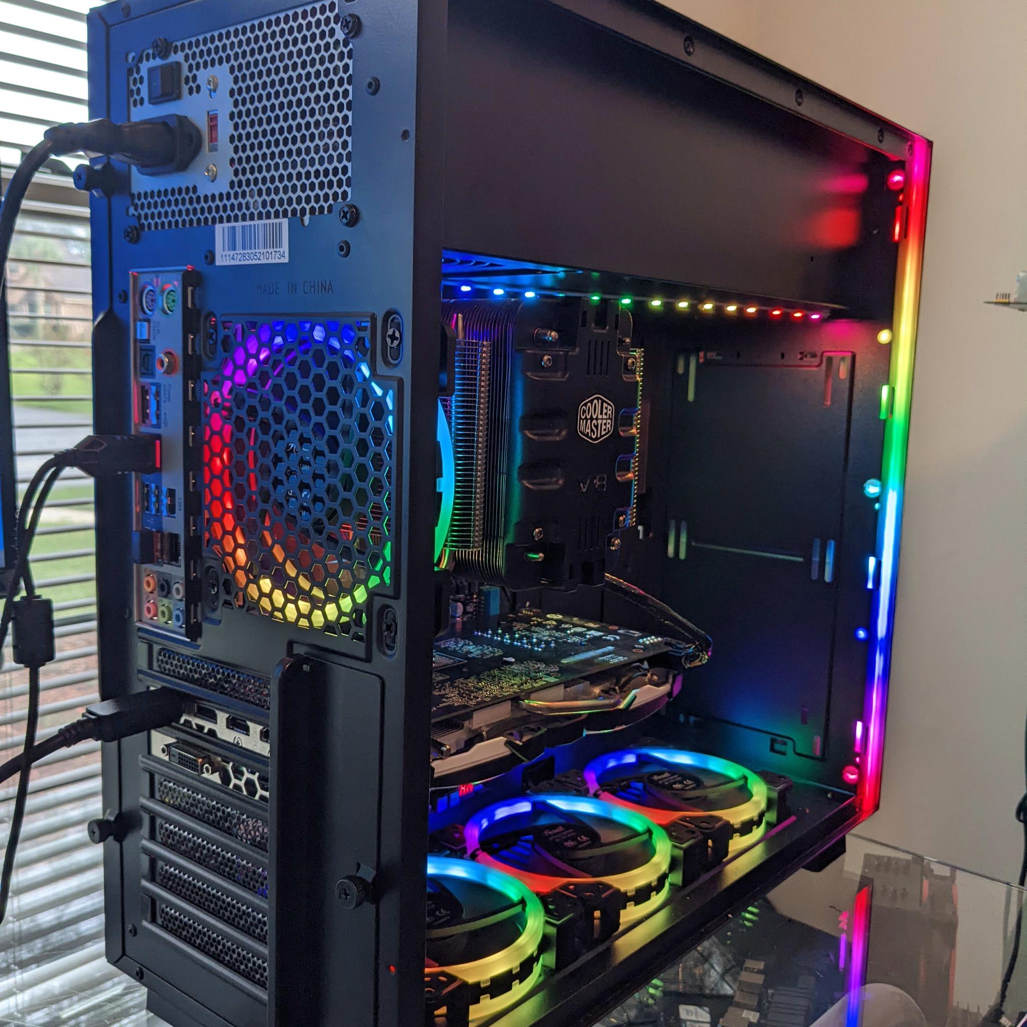 Sexxy RGB Gaming PC Xeon 16gb GTX 1060 SSD WiFi 