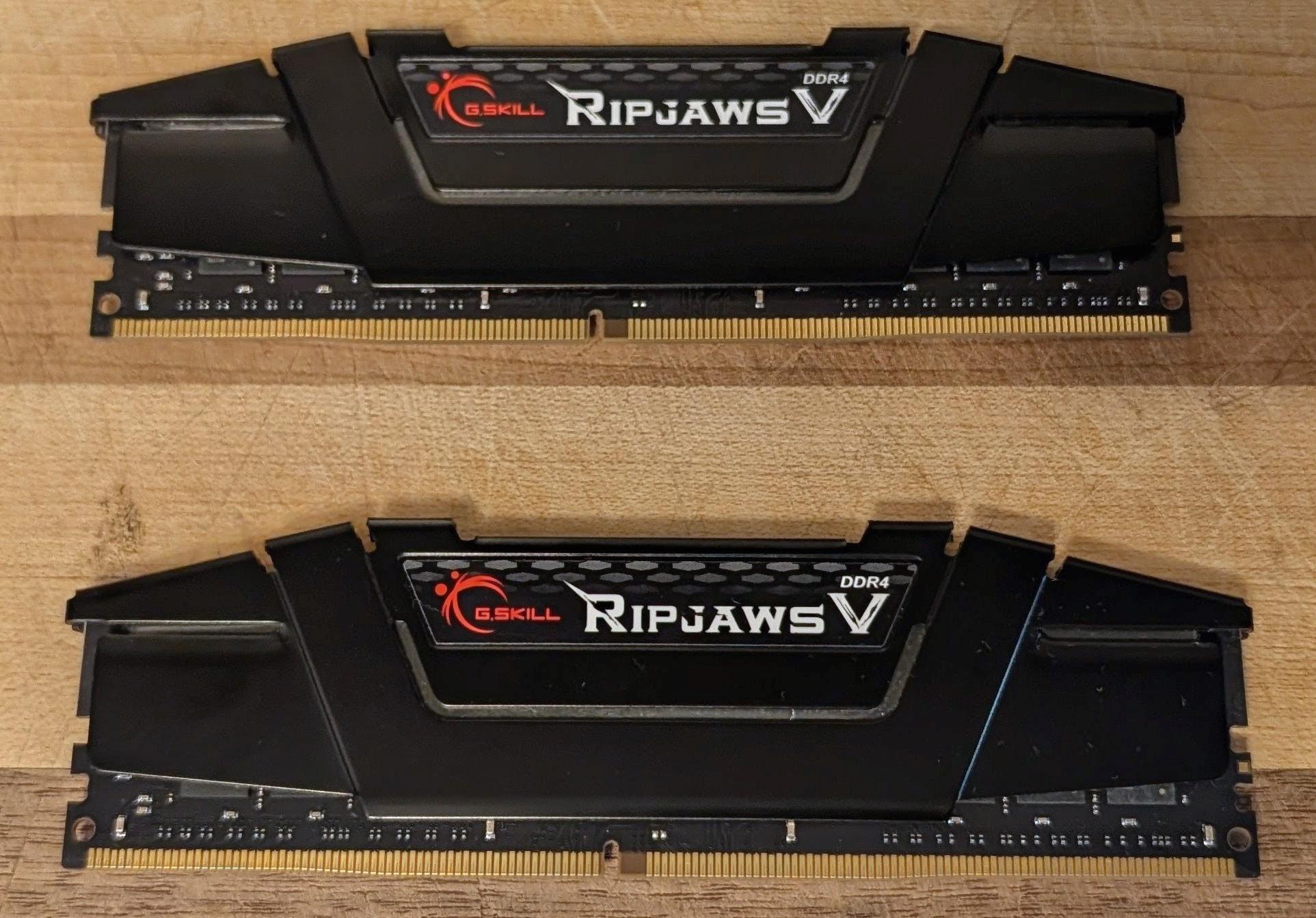 DDR4 32GB (2x16) Gskill Ripjaws