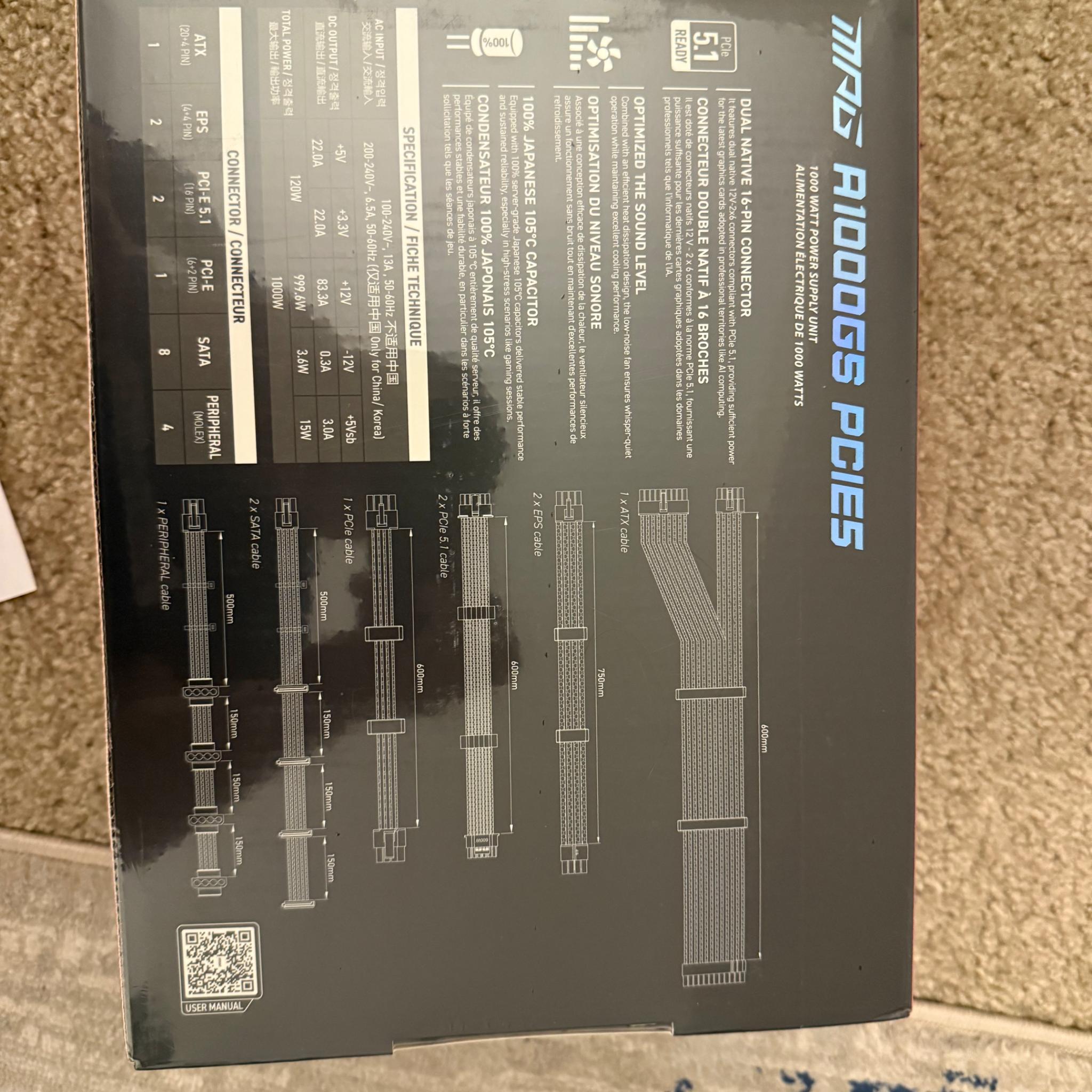 BNIB MSI Gaming Trio 5080 with BNIB MSI 1000w PSU!