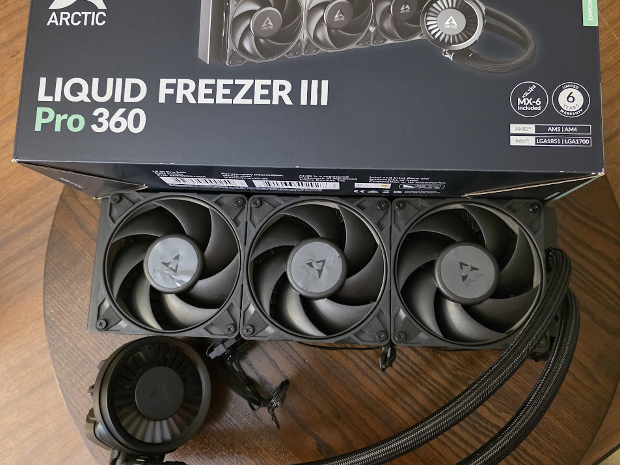 Arctic Cooling Liquid Freezer III PRO 360mm All in One Liquid CPU Cooling Kit - Black