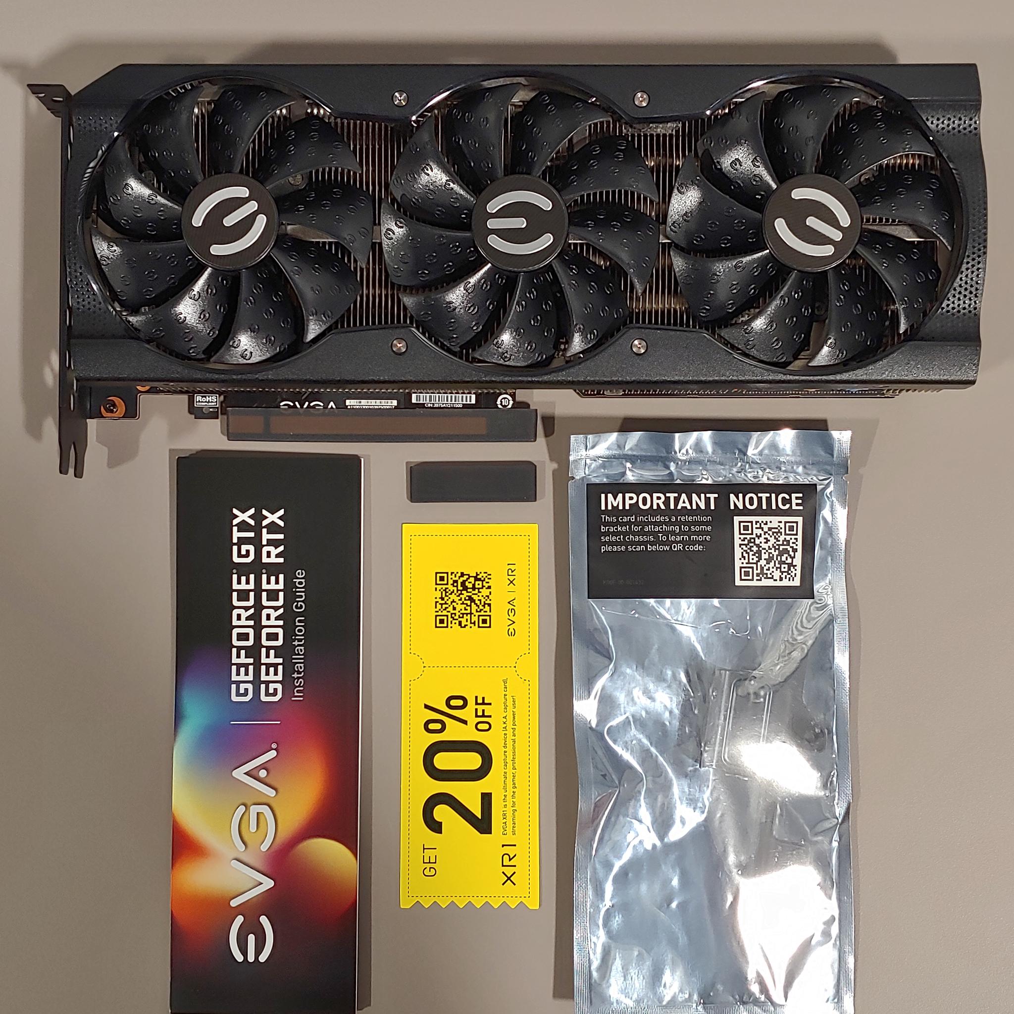 EVGA GeForce RTX 3090 XC3 Ultra 24GB GDDR6X – Tested – Original Box