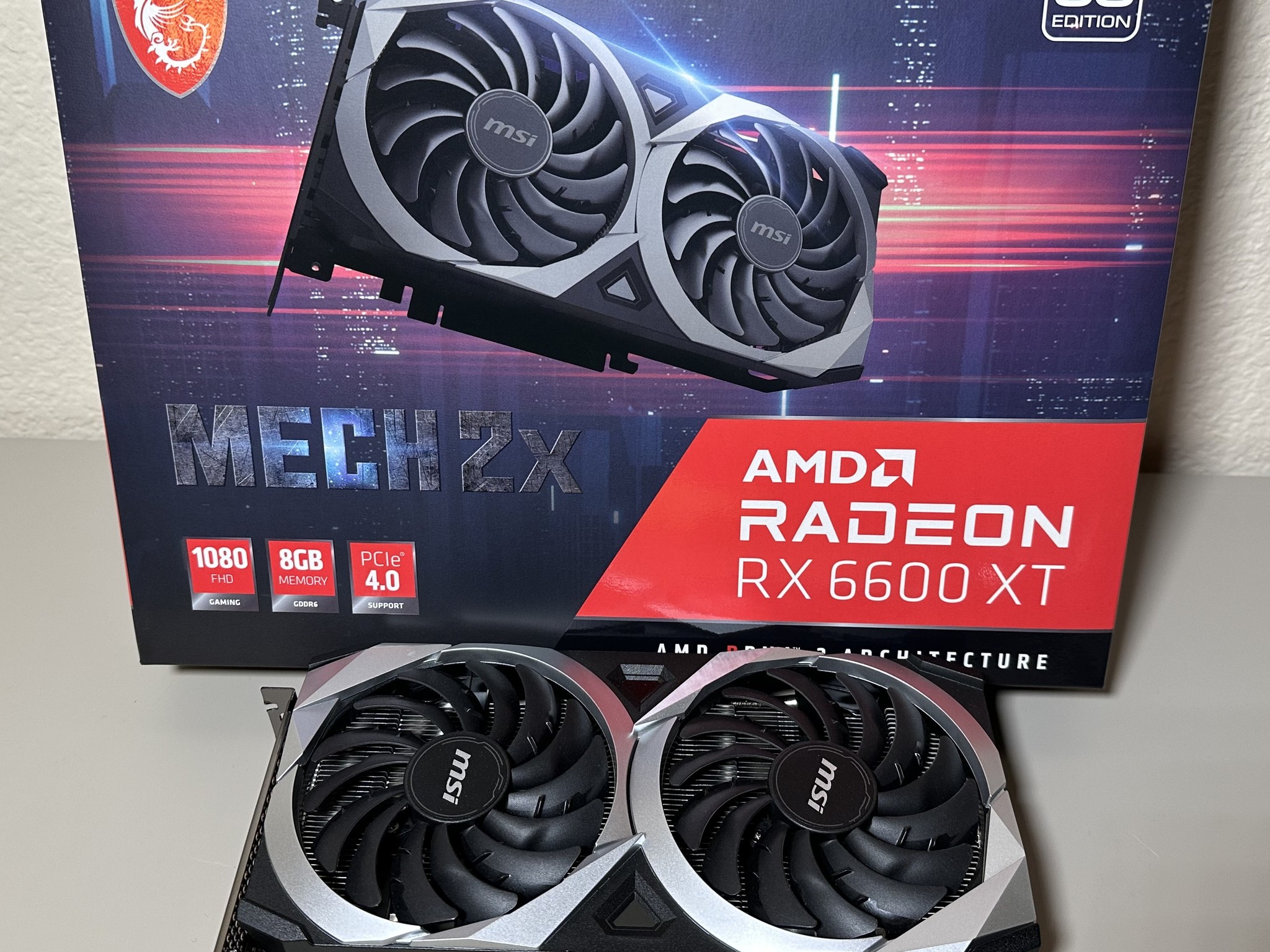 MSI Mech Radeon RX 6600 XT MECH 2X 8G OC