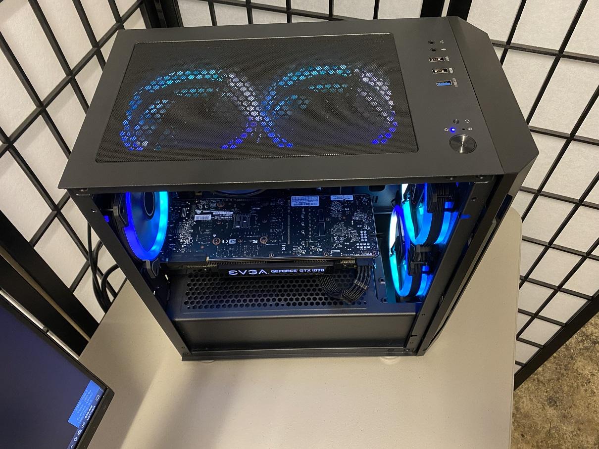AMD Ryzen 5 3600x, nVidia GTX 1070 SC (8gb), DDR4 3200MHz 16GB (8x2), 1TB NVMe, 635W modular