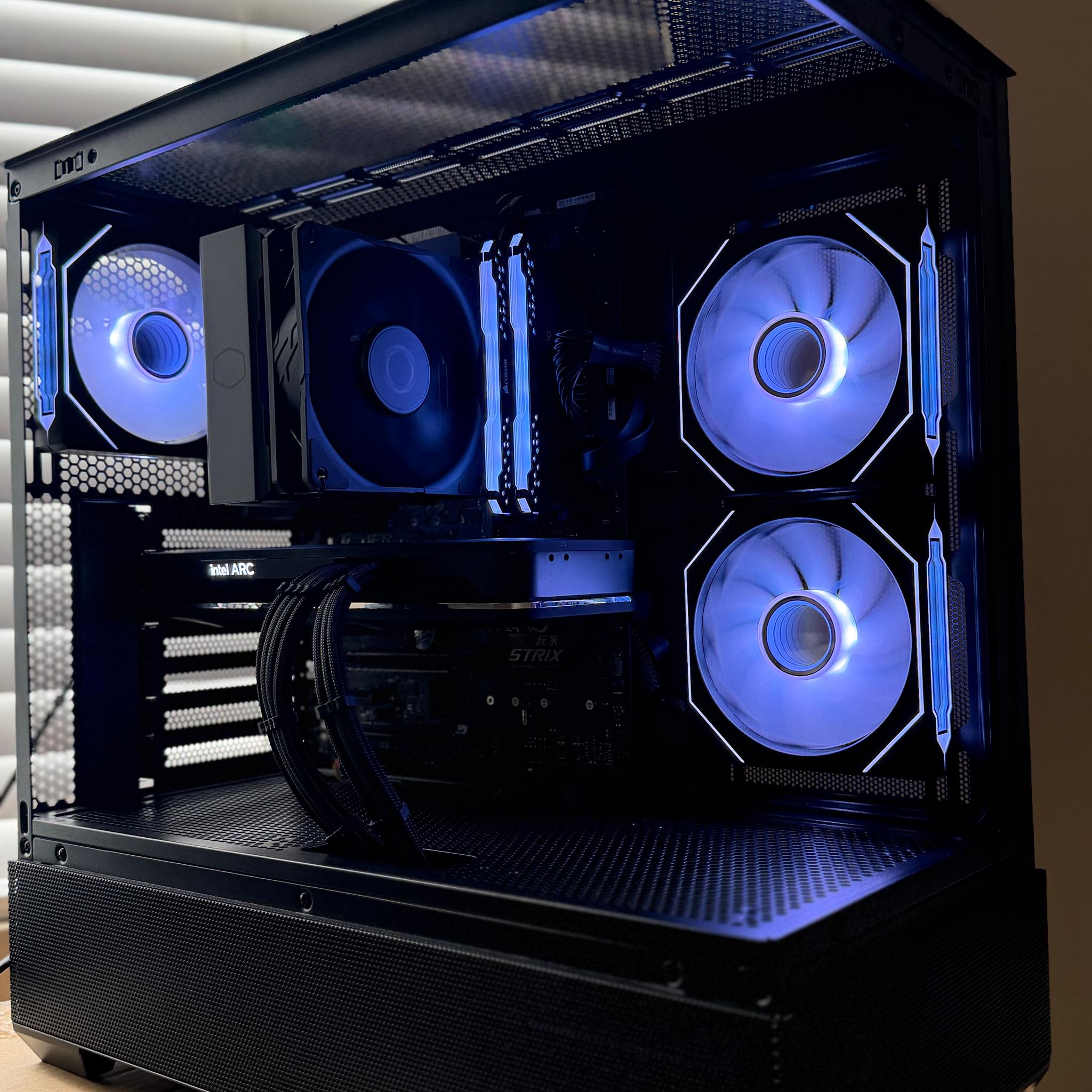 🔥 Gaming PC – Intel Arc A750 | 1080p/1440p High FPS | Clean ARGB Build 🔥