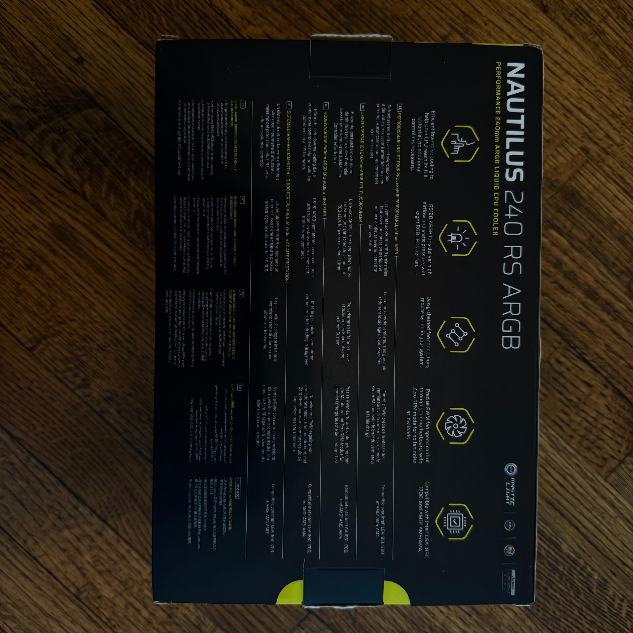 ON SALE! Corsair NAUTILUS 240 RS ARGB - NO MOUNTING SCREWS/SPRINGS!