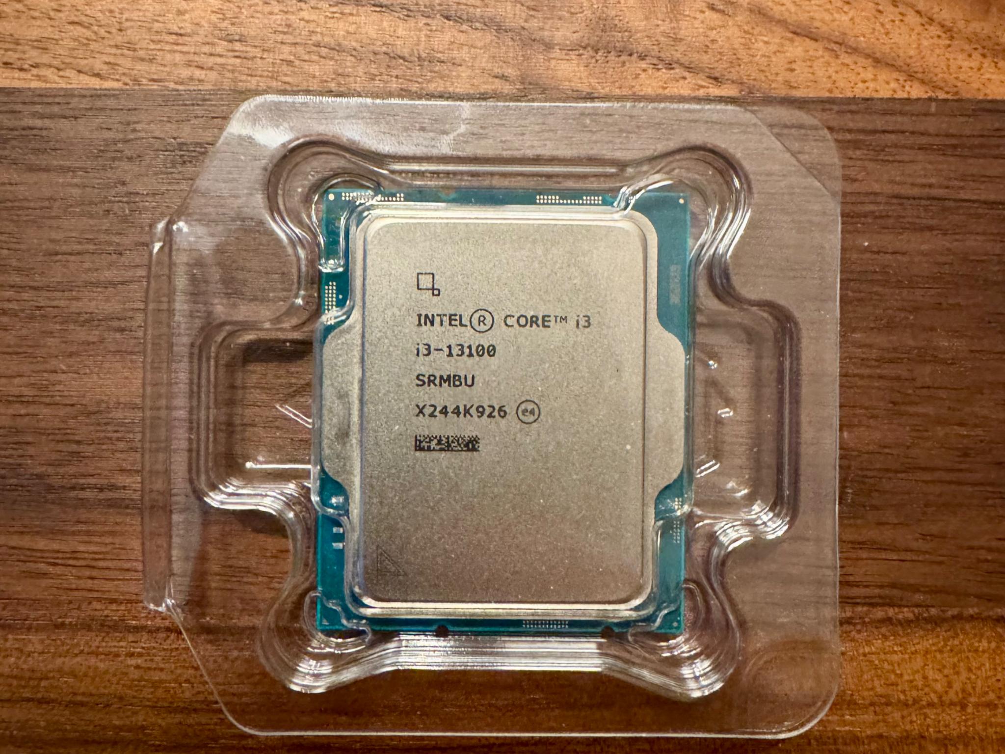 Intel i3 13100 (4 Cores/8 Threads, LGA 1700)