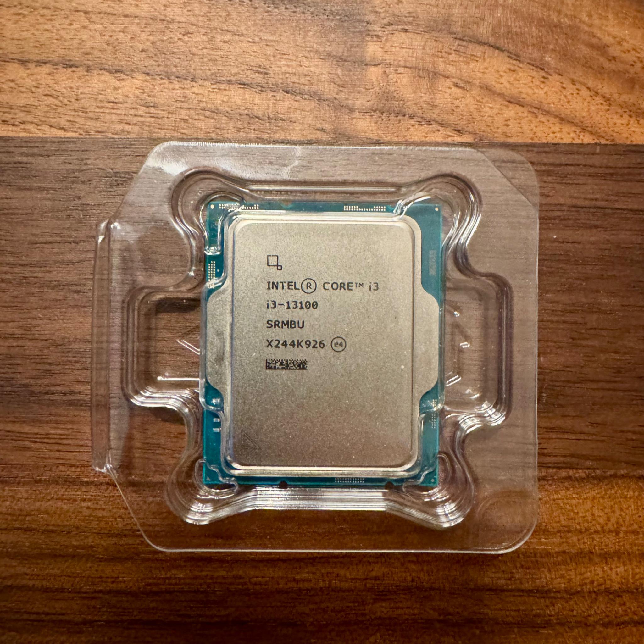 Intel i3 13100 (4 Cores/8 Threads, LGA 1700)