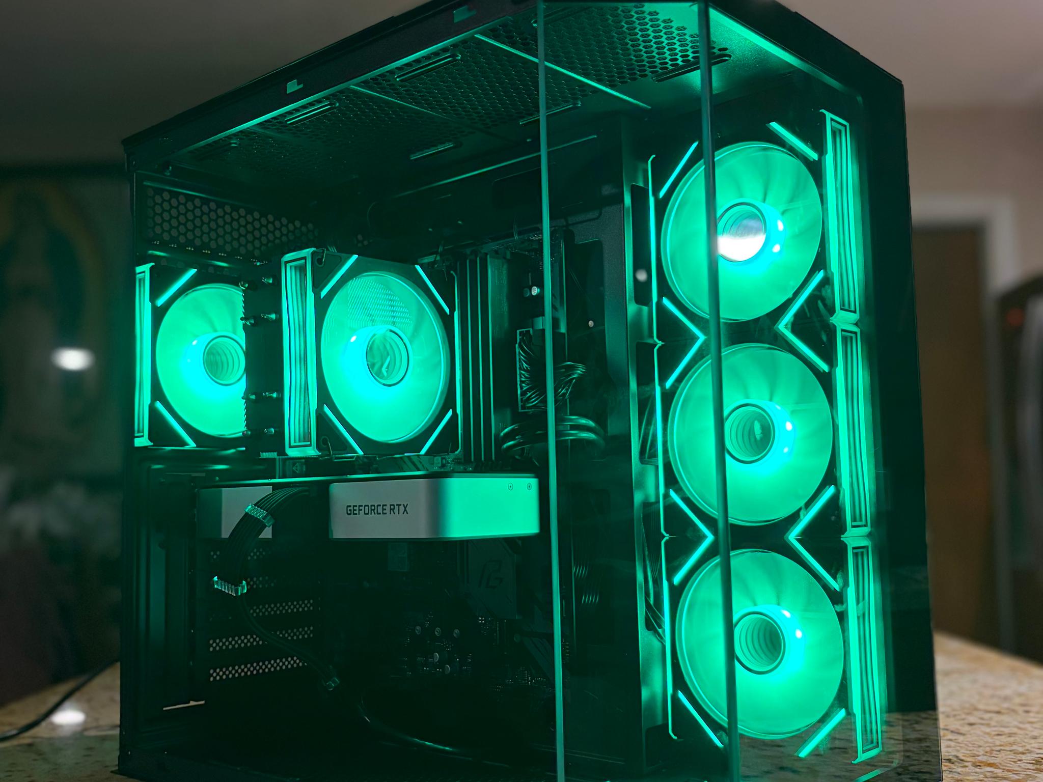 Black Gaming PC | RTX 3060Ti | RYZEN 5 3600X | 16GB RAM | 1TB SSD | ON BOARD WiFi + BT