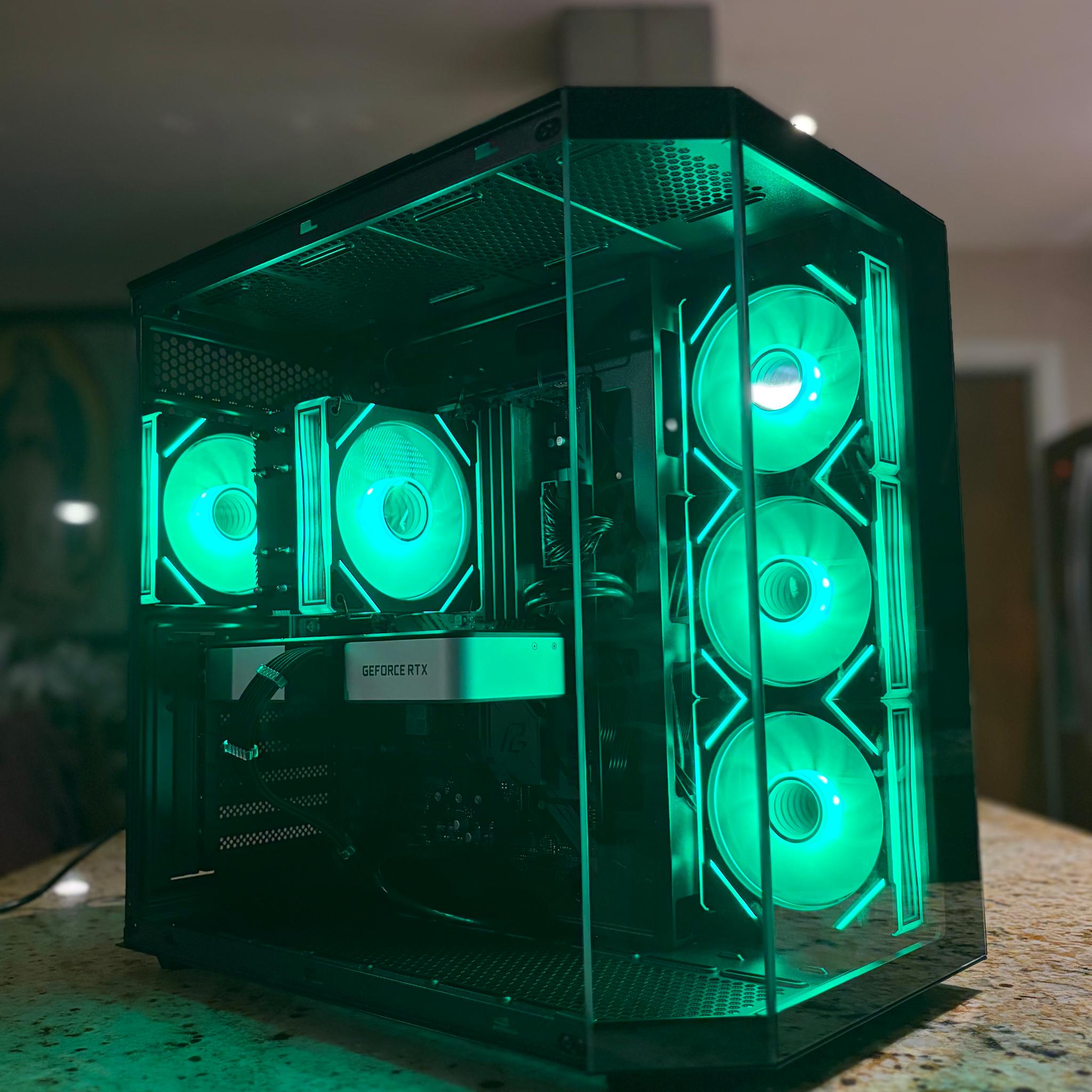 Black Gaming PC | RTX 3060Ti | RYZEN 5 3600X | 16GB RAM | 1TB SSD | ON BOARD WiFi + BT