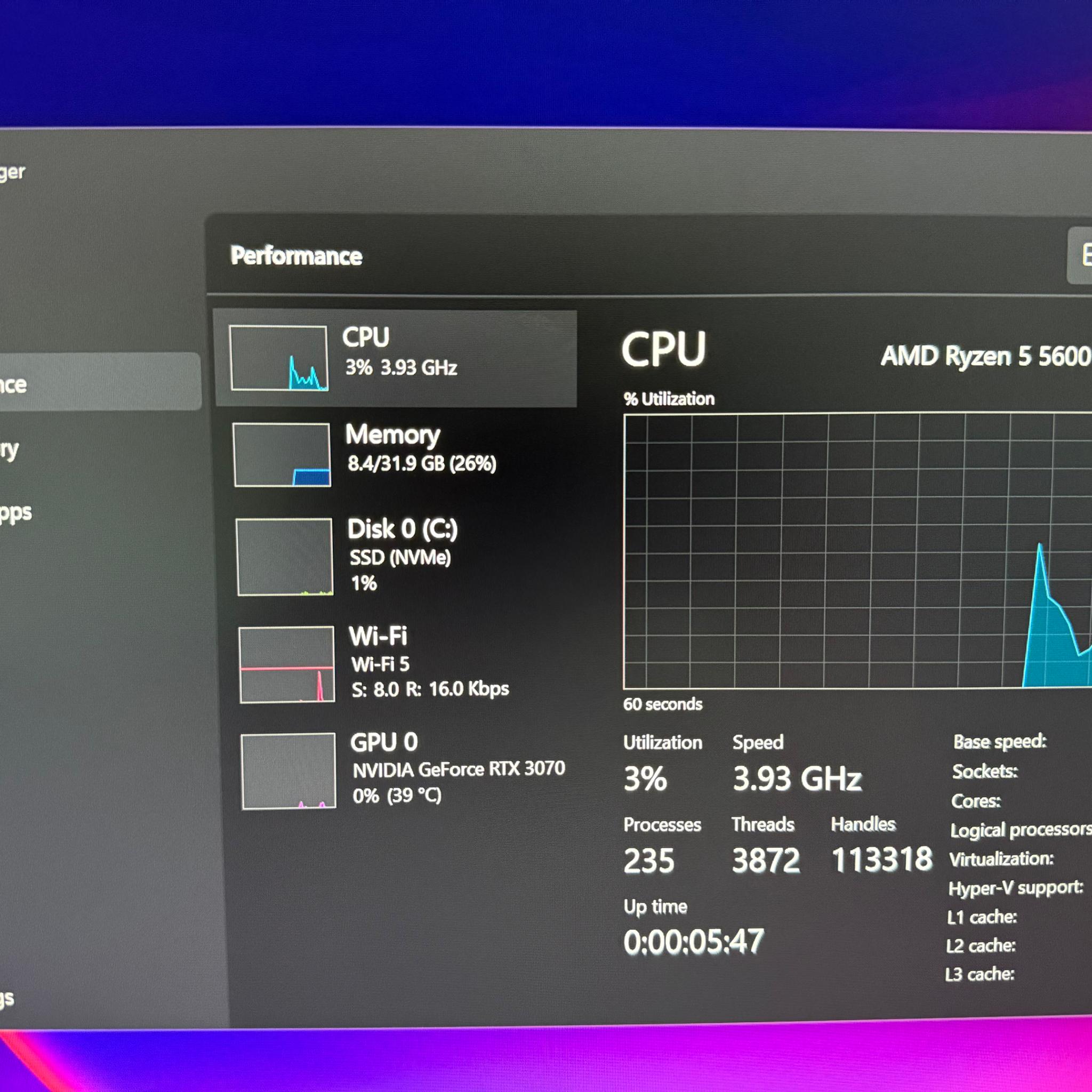 Ryzen 5 5600 - RTX 3070 - 32GB RAM Gaming PC