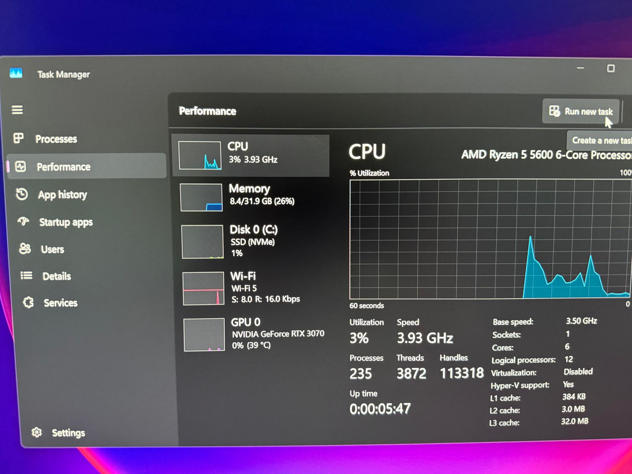 Ryzen 5 5600 - RTX 3070 - 32GB RAM Gaming PC