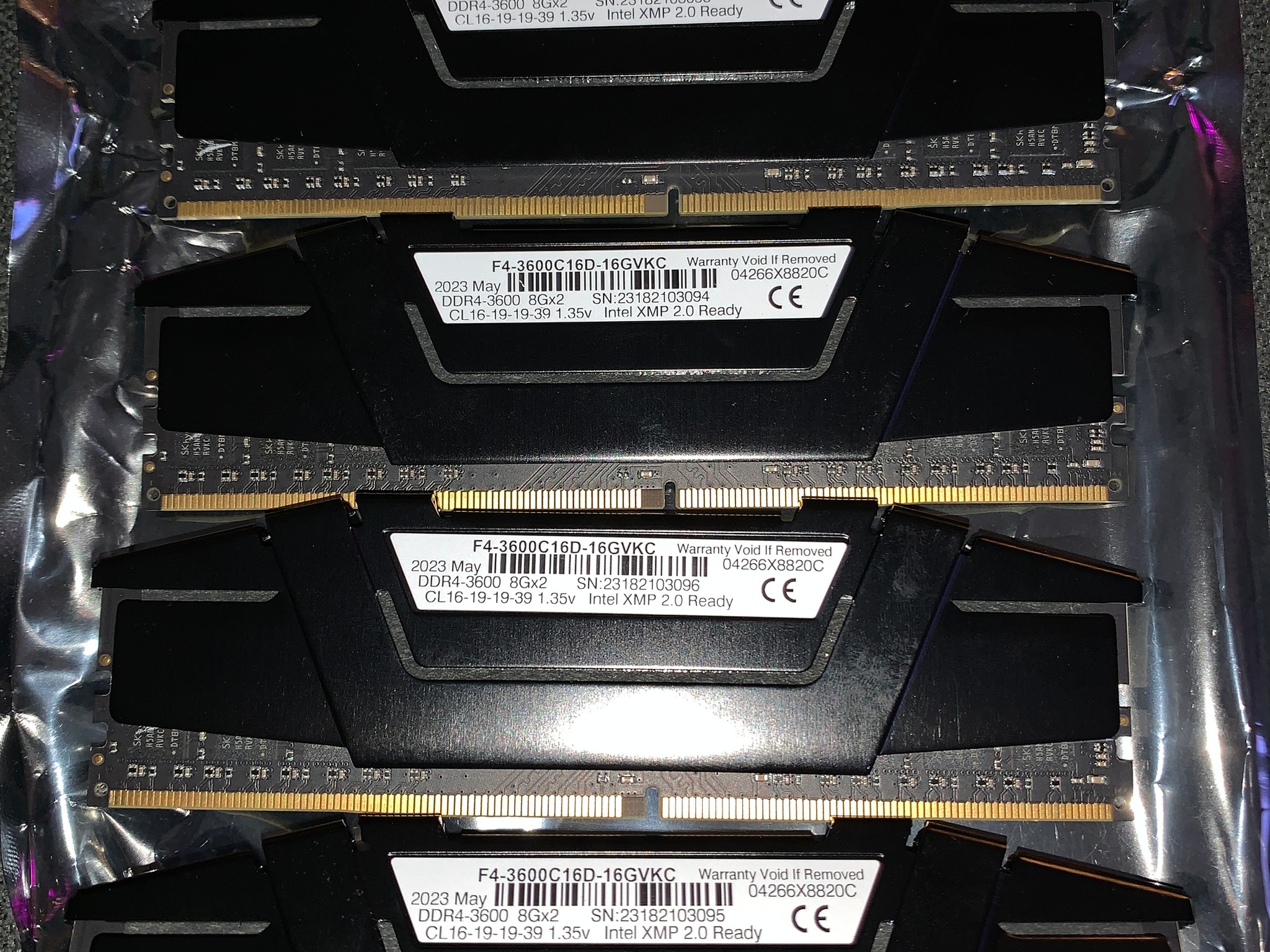 GSkill Ripjaw V ddr4 3600 4x8gb (32gb)