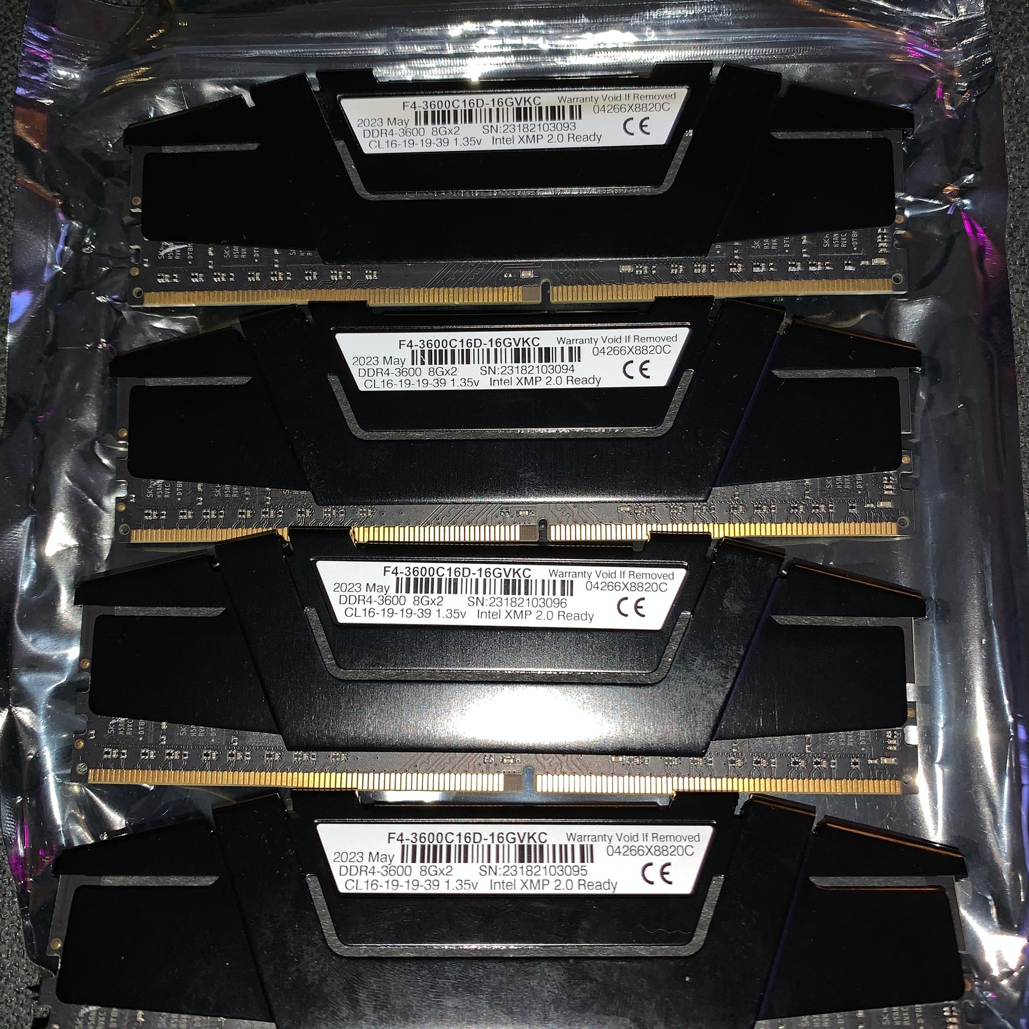 GSkill Ripjaw V ddr4 3600 4x8gb (32gb)
