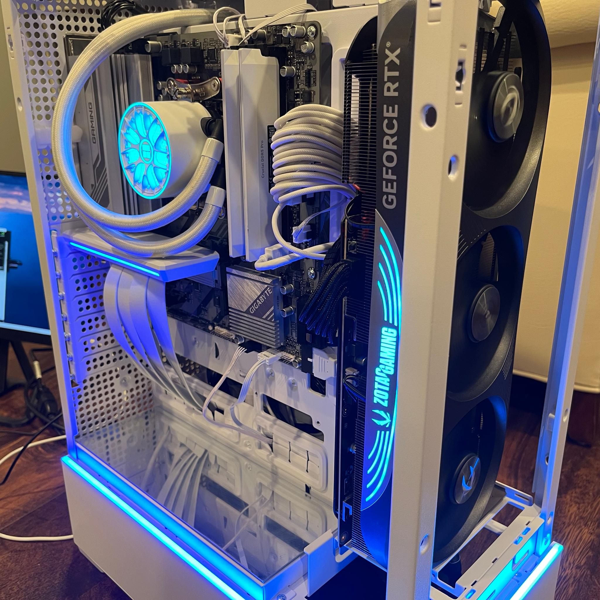 NO MORE TRIXX JUST BEEF - Zotac NVidia RTX 4080 - Lian Li SUP01 - Ryzen 7700X 32GB DDR5 - 360 AIO