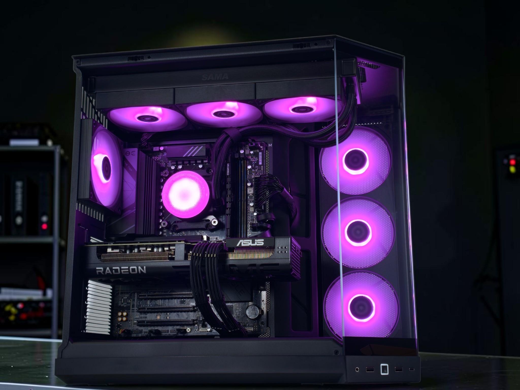🔥🌋Nether 💥All AMD Gaming PC💥AMD RX 9070 GRE  12GB💥AMD Ryzen 7 8700F💥 16GB DDR5💥 1TB NVME