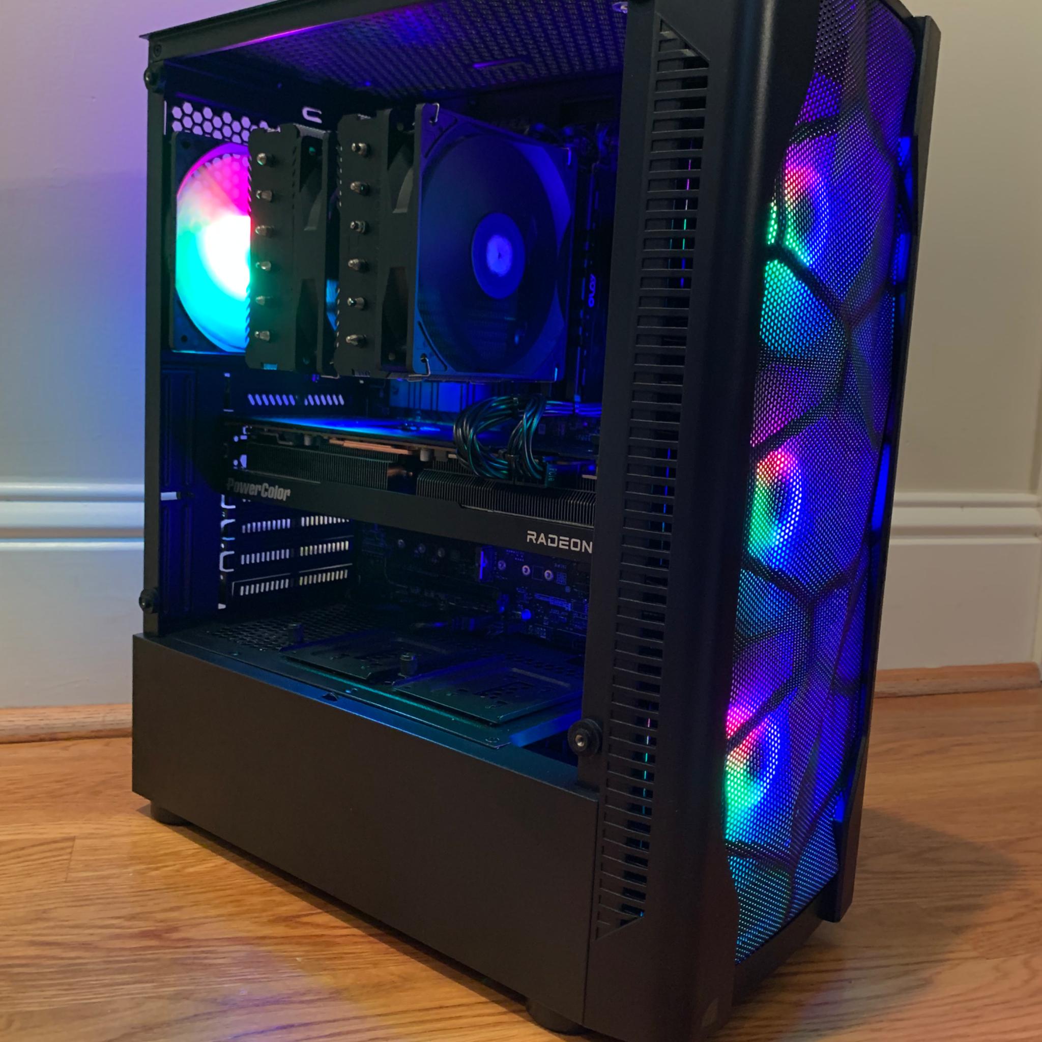NEW i5 12600KF RX 7700 XT 12GB WI-FI STREAMING/GAMING PC 1TB SAMSUNG SSD 32GB 3200 MHZ RAM WINDOWS