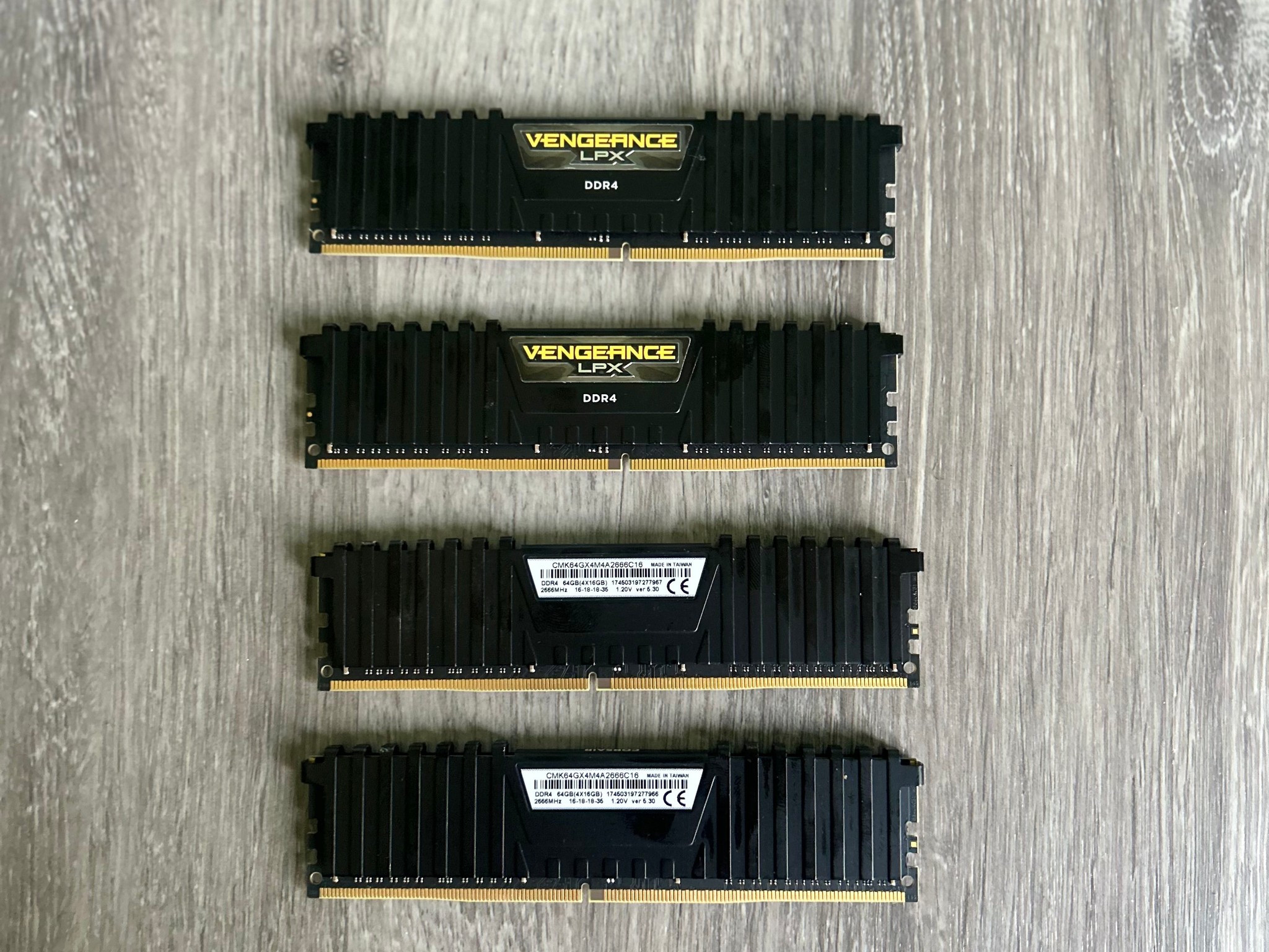Corsair vengeance LPX 64gb (4x16) DDR4 ram
