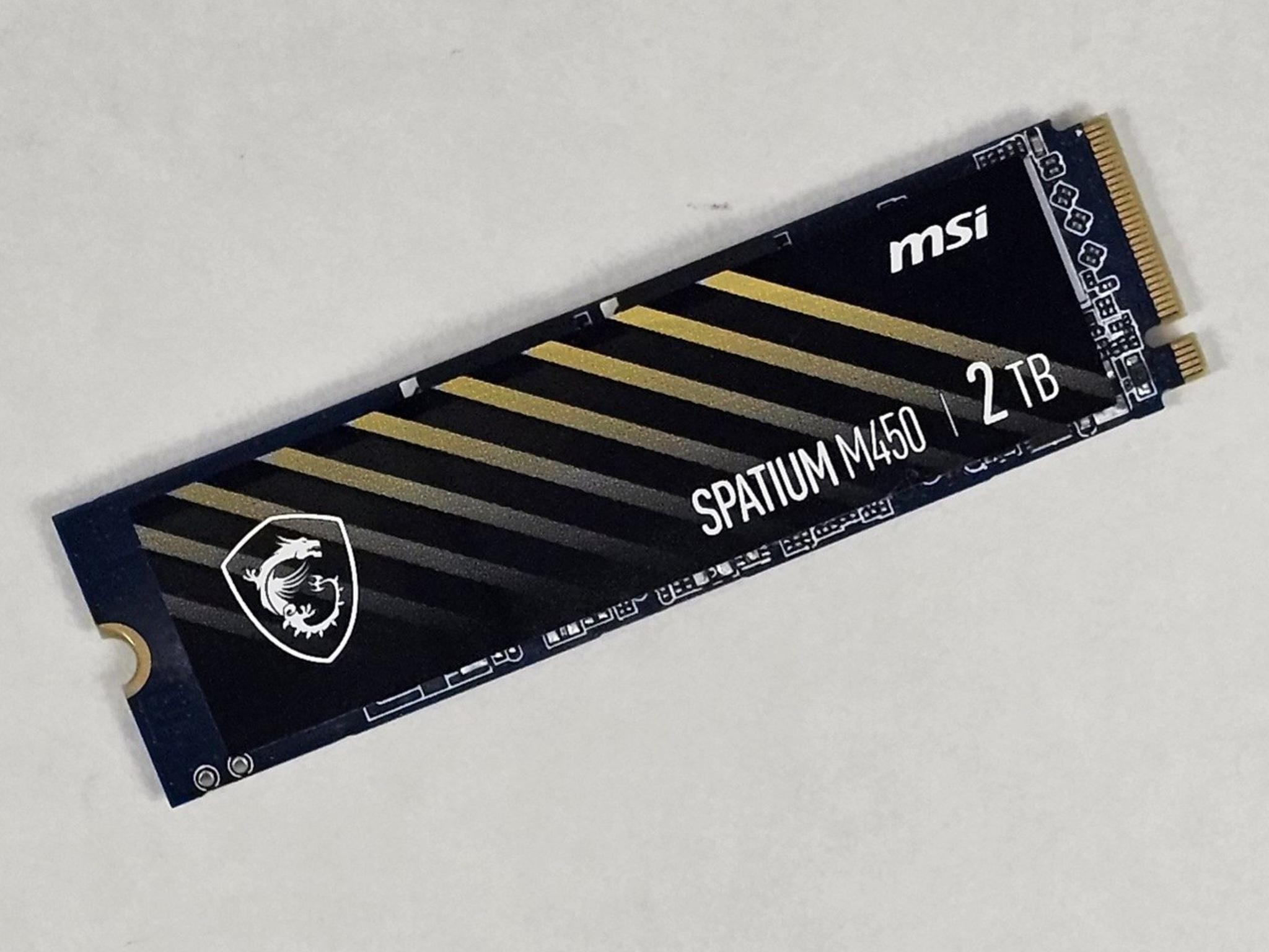 2TB NVMe M.2 SSD MSI SPATIUM M450 Gen4