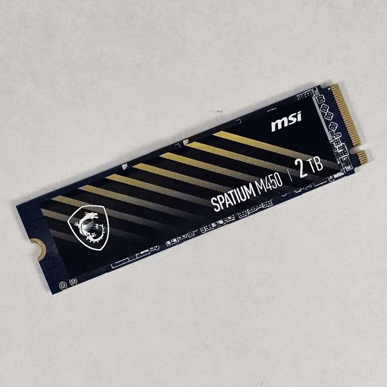 2TB NVMe M.2 SSD MSI SPATIUM M450 Gen4