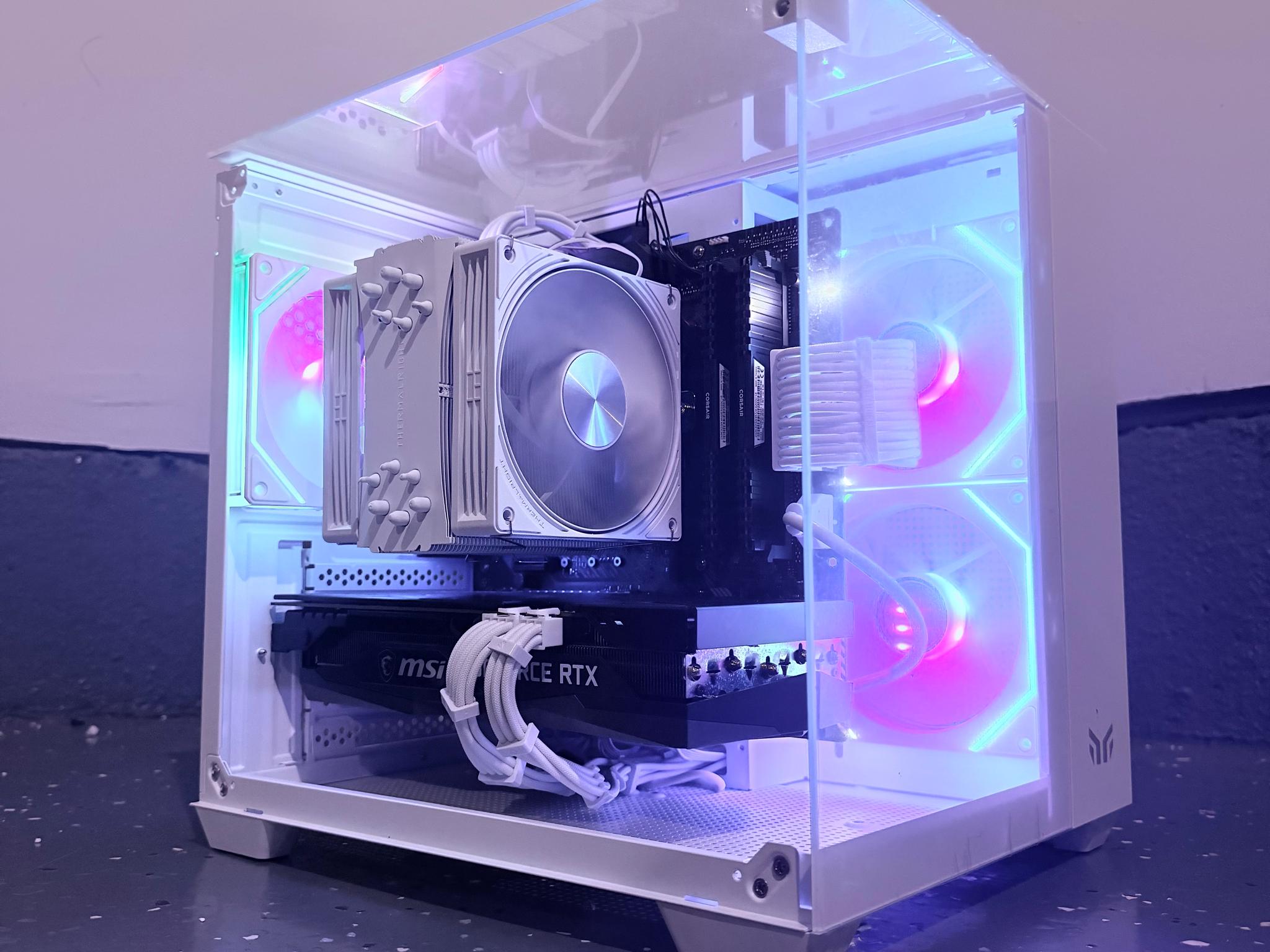 🌈"Glacial Frost"❄️ | 1440p Gaming | RTX 3060 Ti | Ryzen 7 3800X | 32GB Ram | 1TB SSD | Free Ship