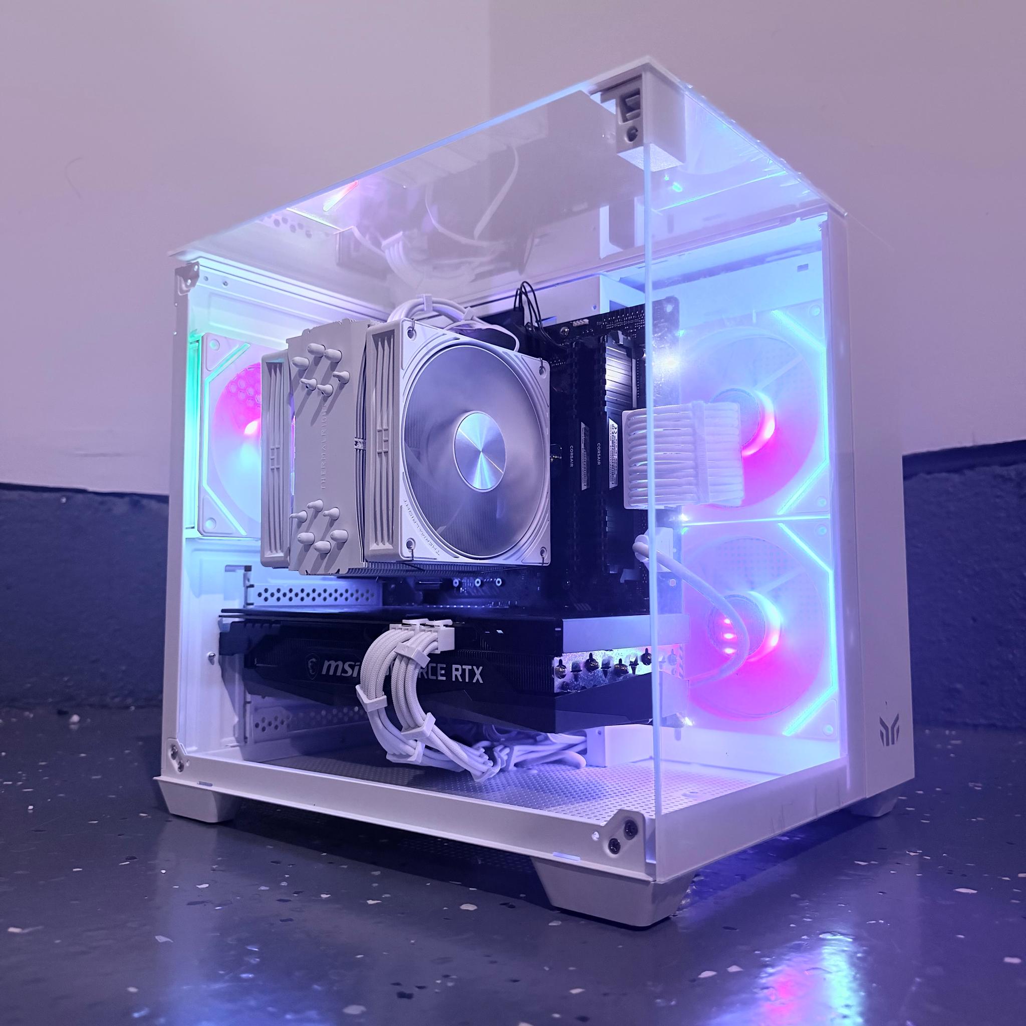 🌈"Glacial Frost"❄️ | 1440p Gaming | RTX 3060 Ti | iRyzen 7 3800X | 32GB Ram | 1TB SSD | Free Ship