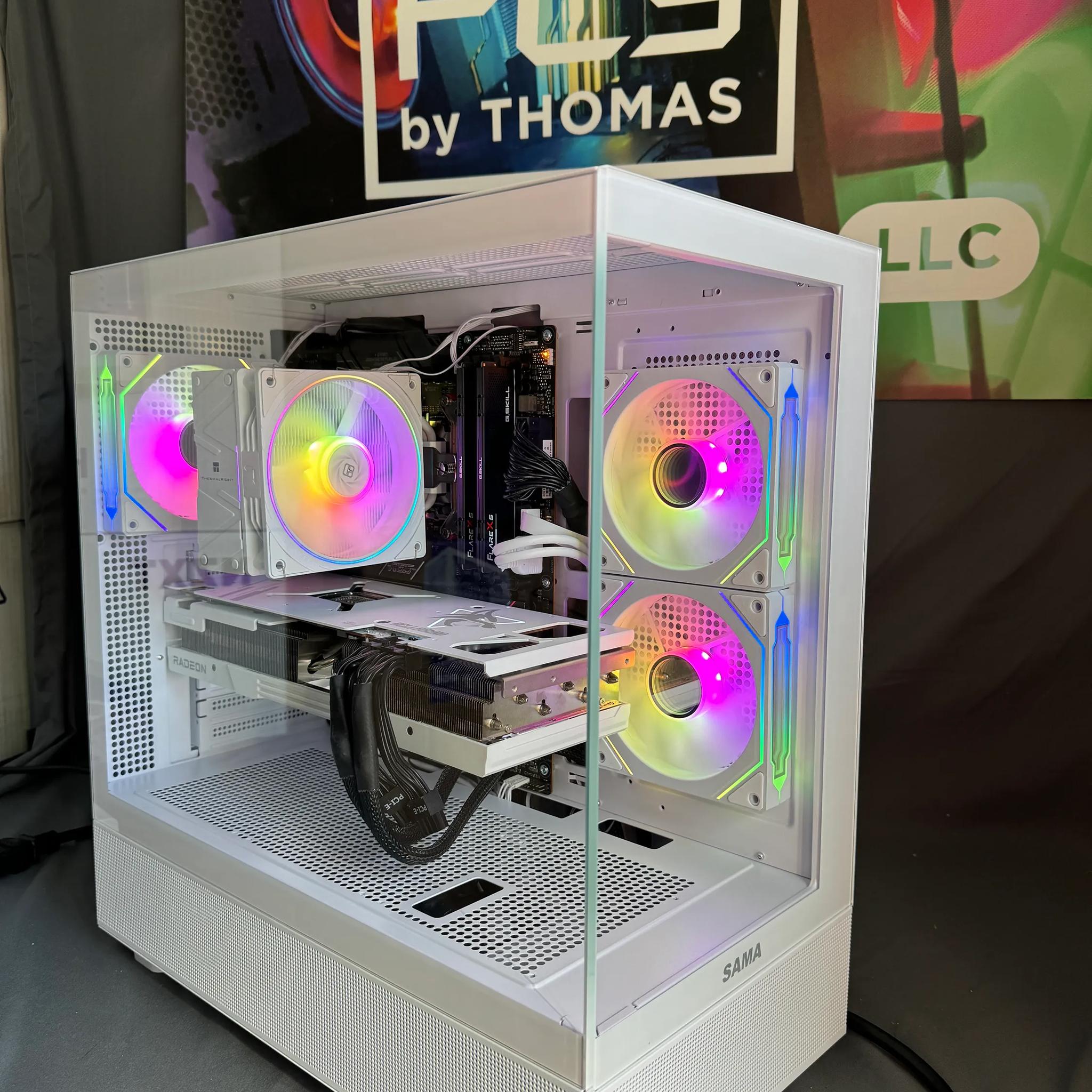 RTX 7900XTX Whiteout GAMING PC Ryzen 9 7900x