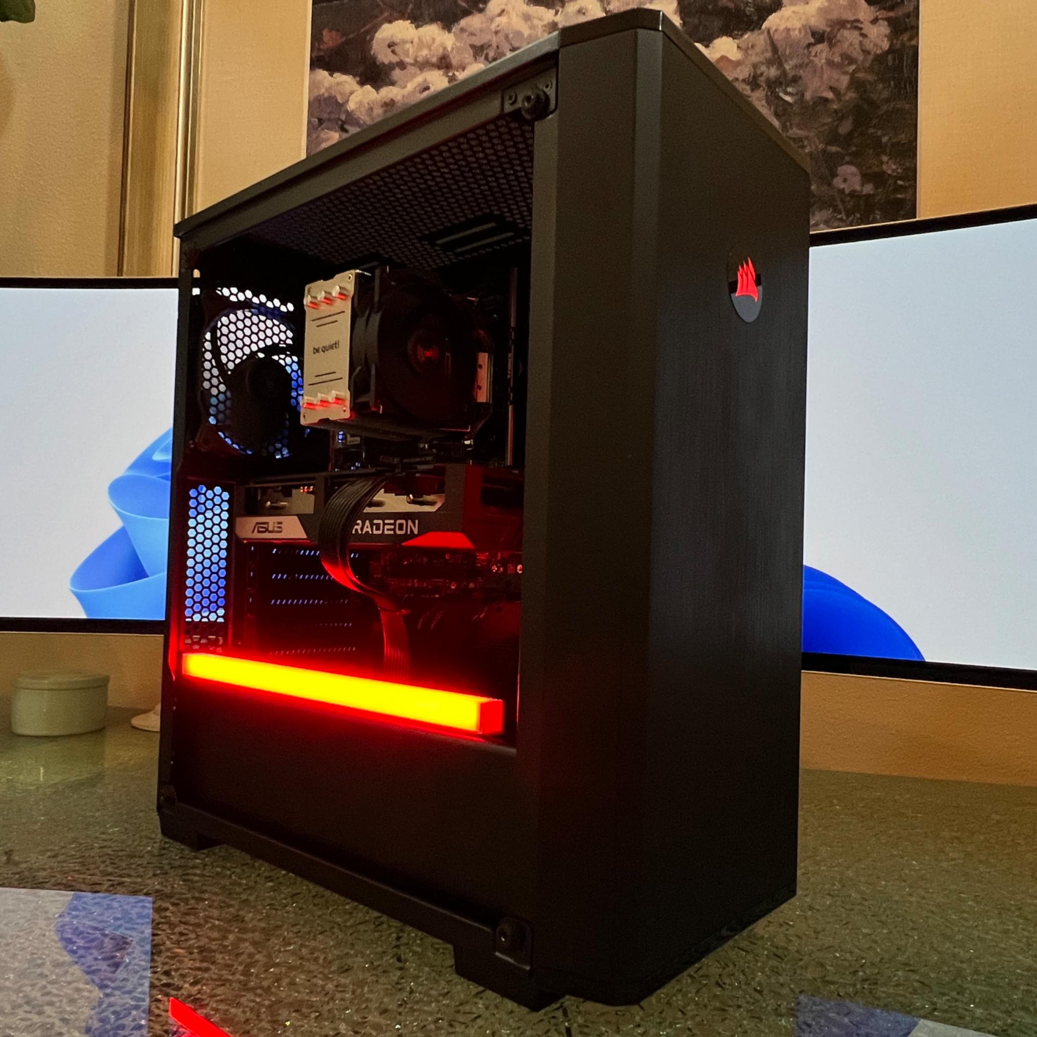 Corsair RGB AMD Custom Gaming PC | Ryzen 5 5600G | RX 6600 | 32 GB 3200MHz RAM | 500 GB SSD