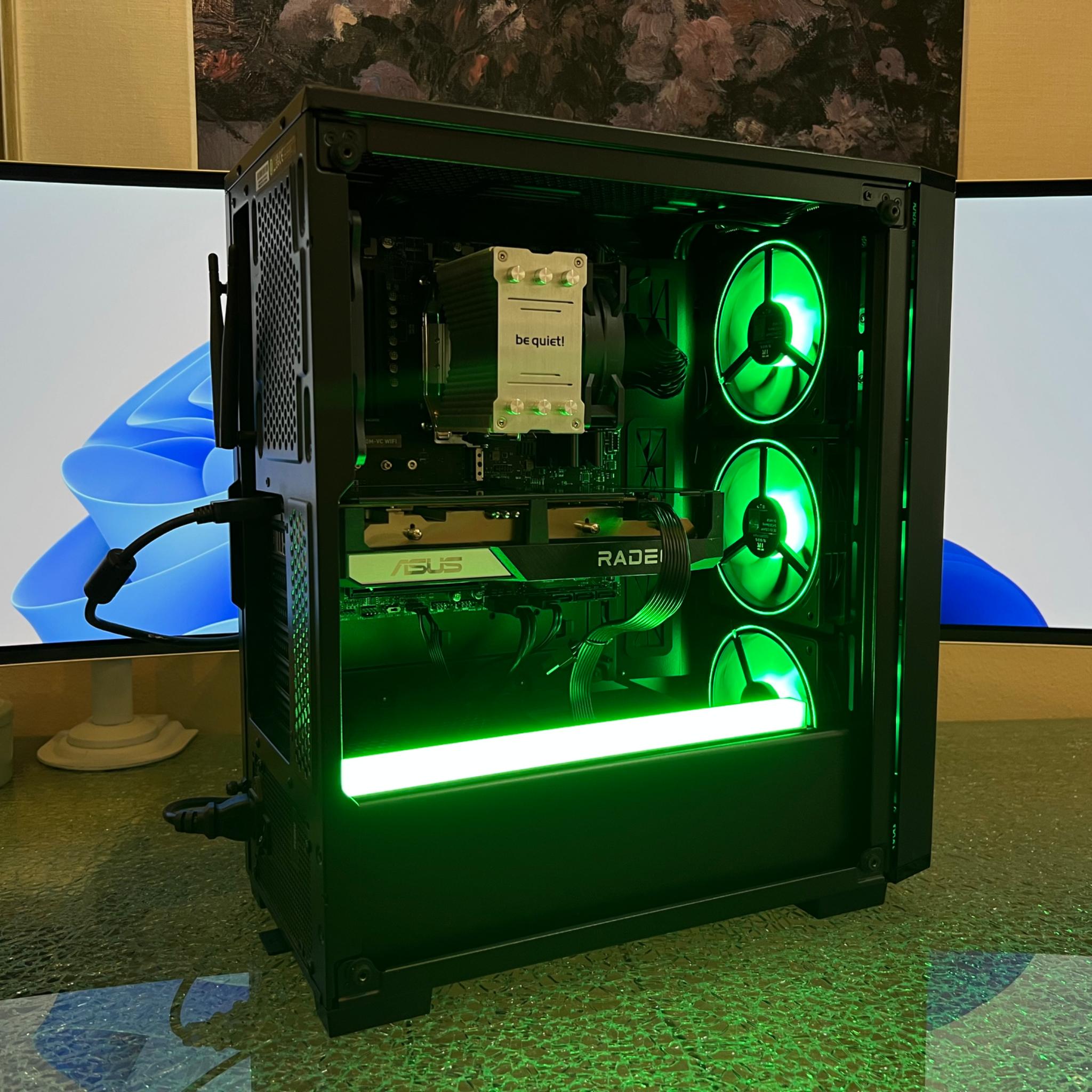Corsair RGB AMD Custom Gaming PC | Ryzen 5 5600G | RX 6600 | 32 GB 3200MHz RAM | 500 GB SSD