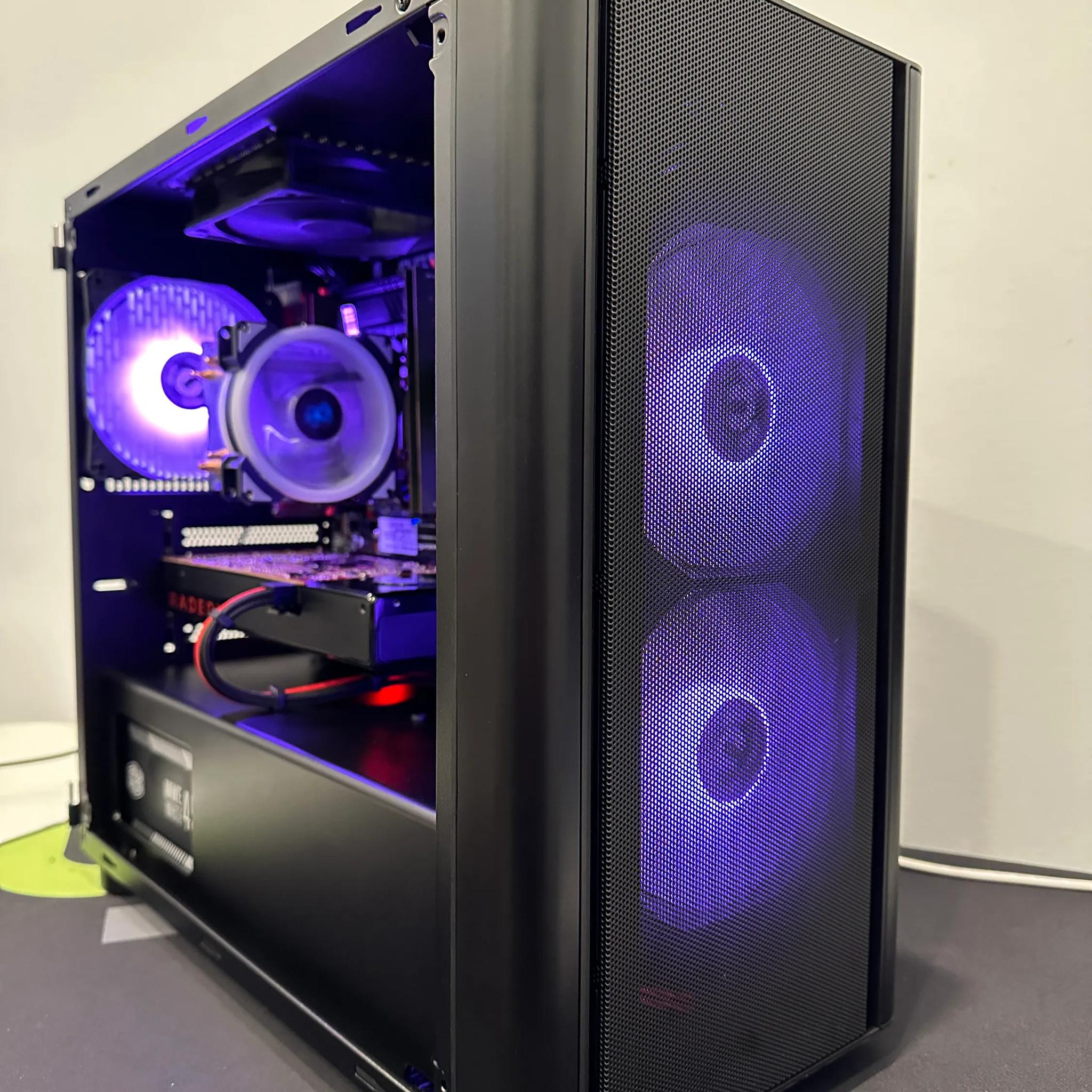 🚨🩸Starter Gaming PC🩸🚨- Intel  Xeon 2640 V3 8 Cores-AMD RX 580 4GB-16GB DDR4 RAM-512GB NVME