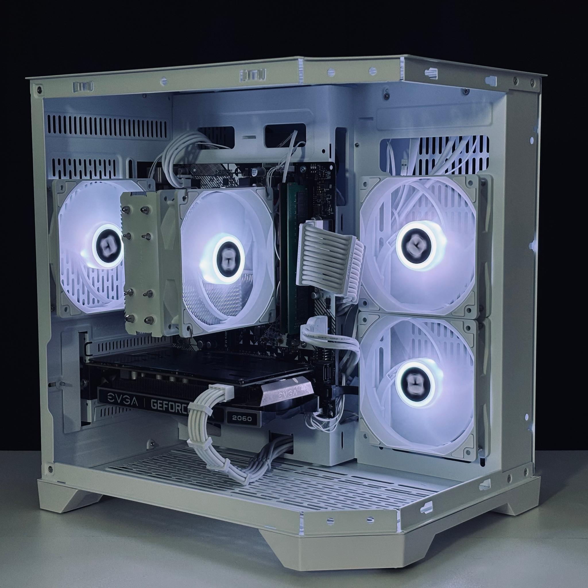 ☁️💥🤍 White Gaming PC - RTX 2060 / Ryzen 5 3600 / 16GB RAM / 512GB SSD / WIFI + BT 🤍💥☁️