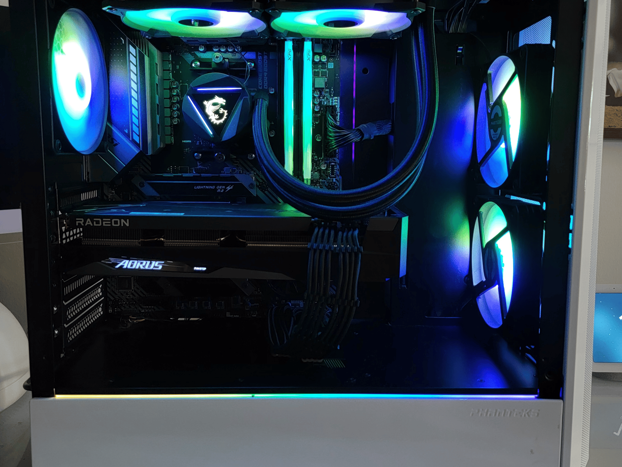 Water Cooled AMD Gaming PC - Featuring Ryzen 7 3800x and RX 6700xt