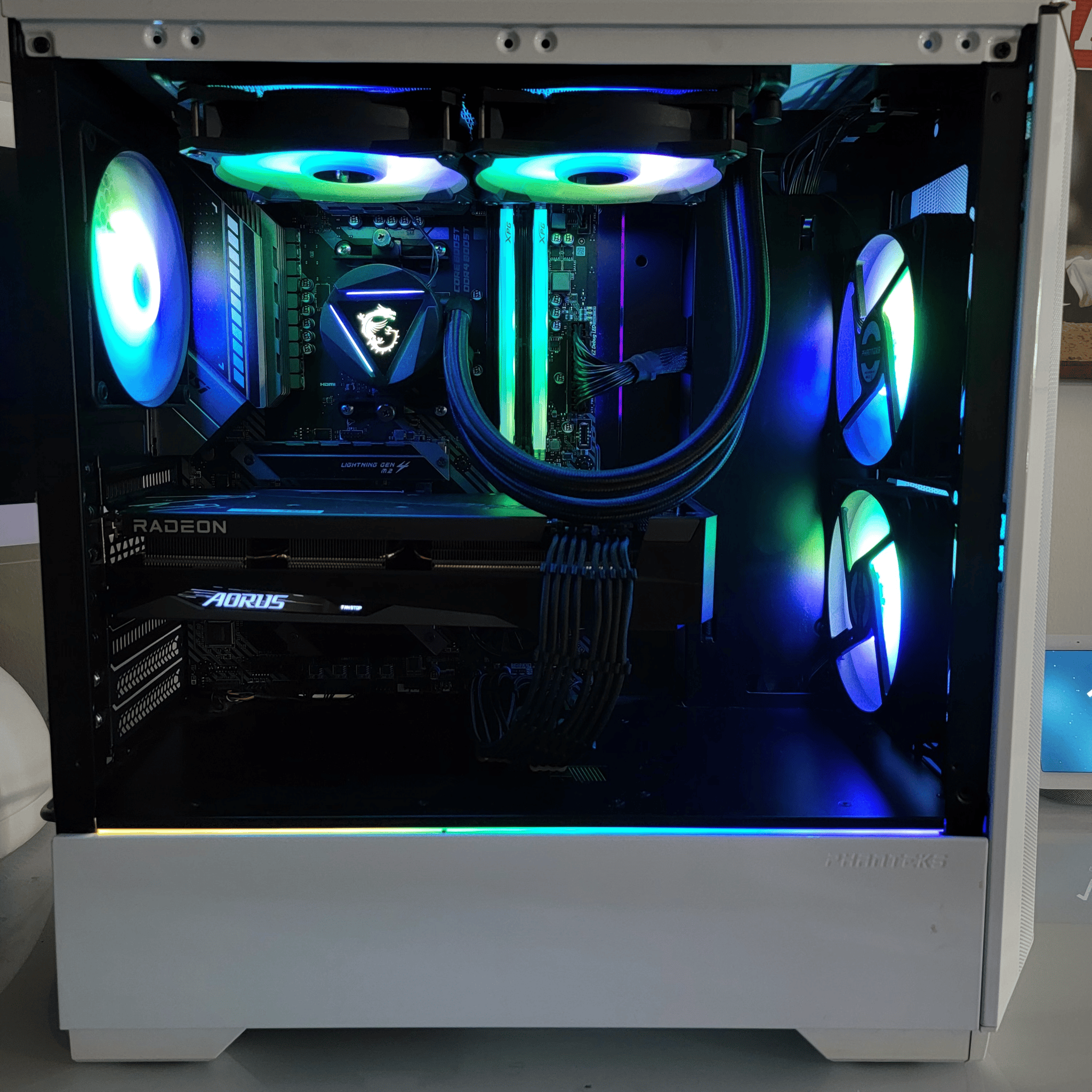 Water Cooled AMD Gaming PC - Featuring Ryzen 7 3800x and RX 6700xt